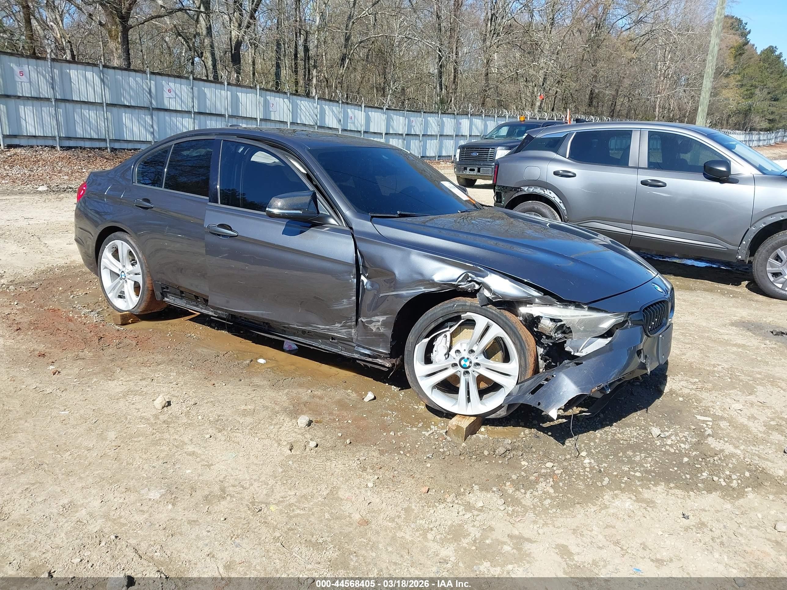 2013 Bmw 335i   Gray vin: WBA3A9C51DF686006