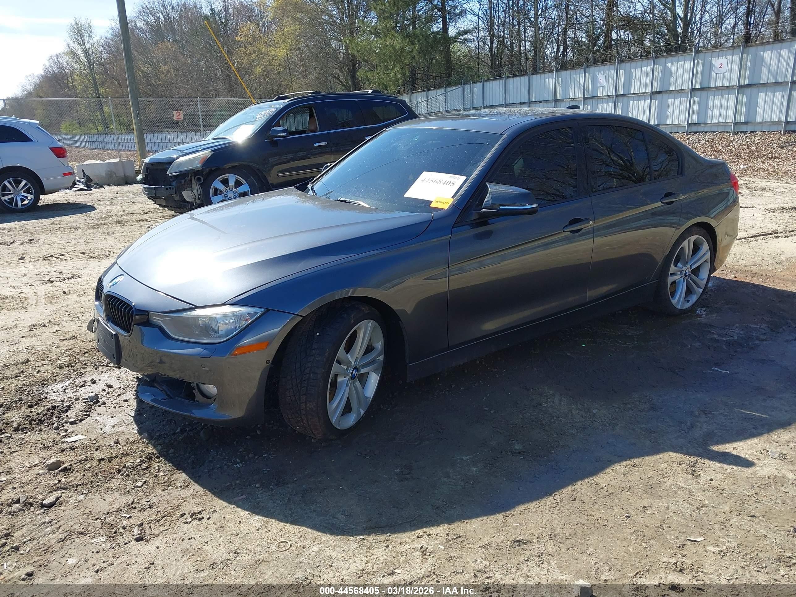 2013 Bmw 335i   Gray vin: WBA3A9C51DF686006