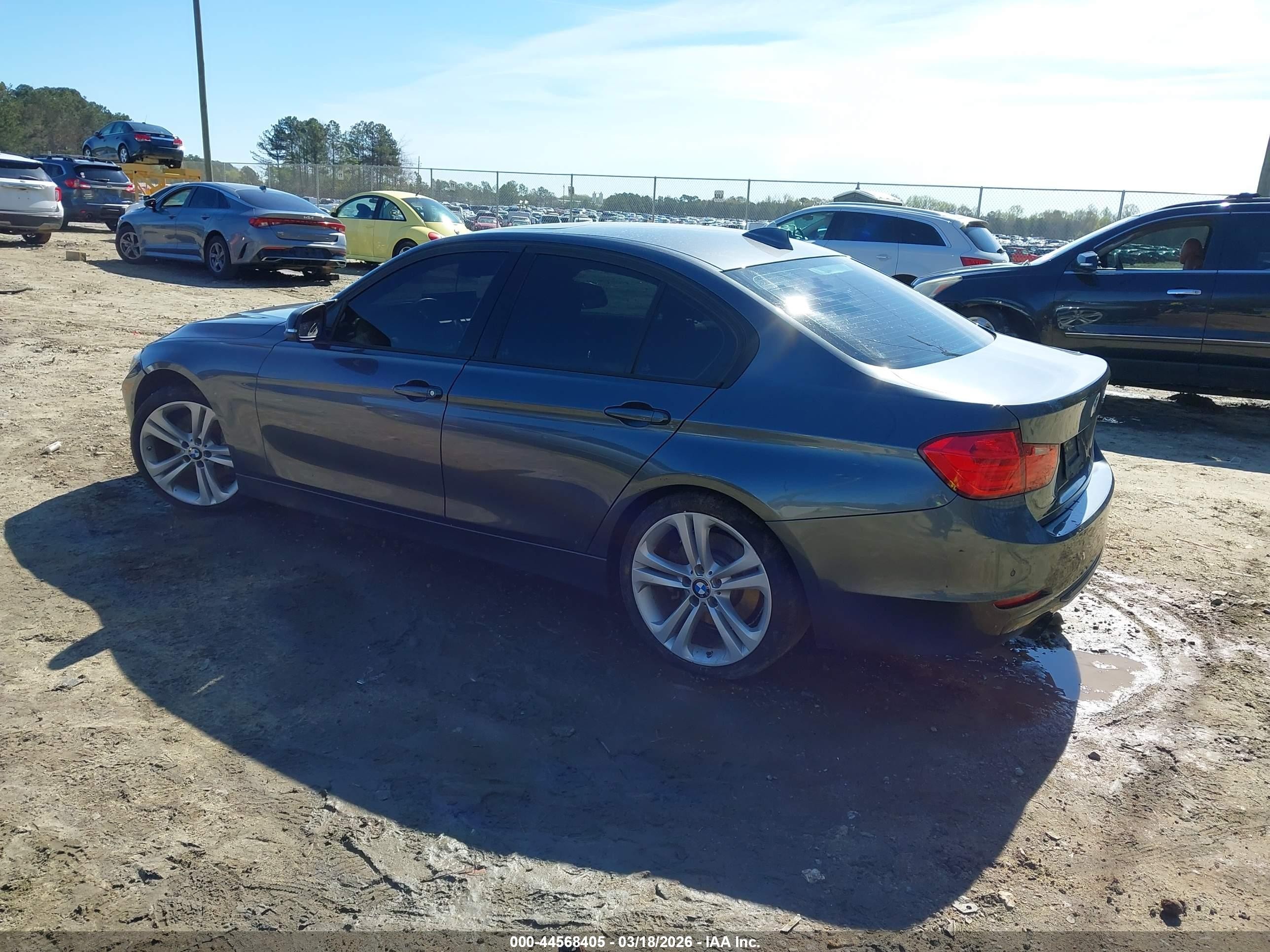 2013 Bmw 335i   Gray vin: WBA3A9C51DF686006