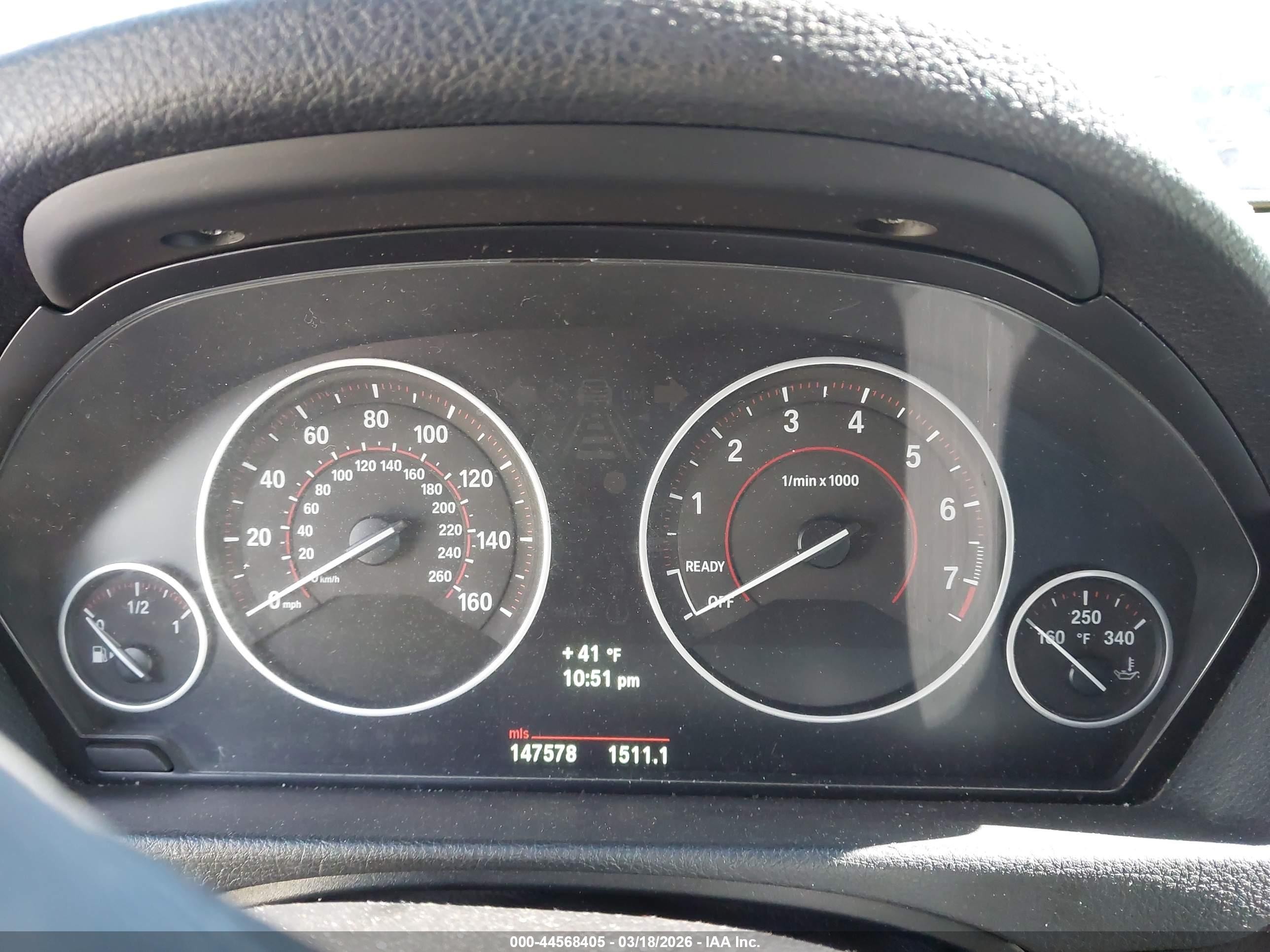 2013 Bmw 335i   Gray vin: WBA3A9C51DF686006