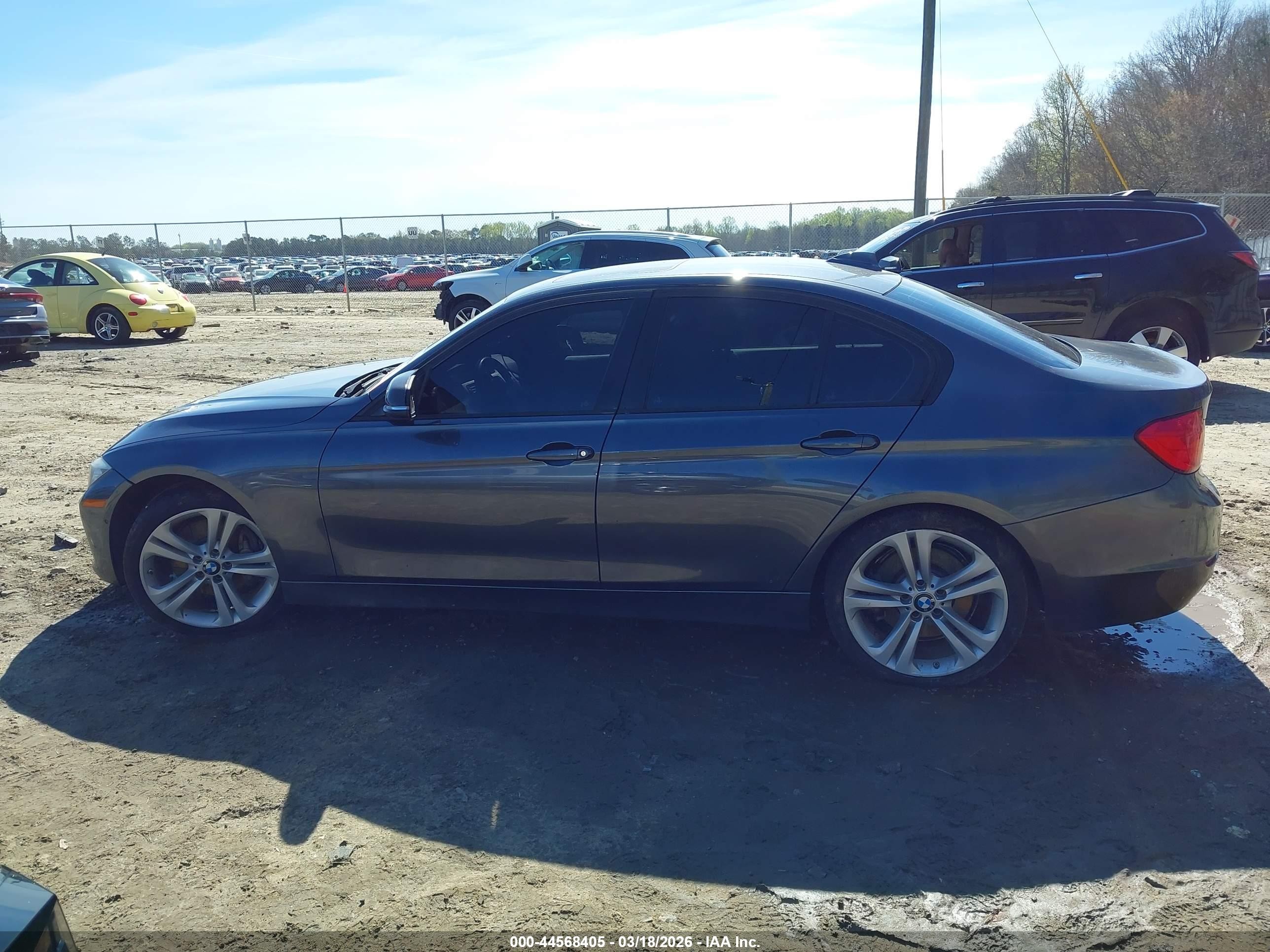 2013 Bmw 335i   Gray vin: WBA3A9C51DF686006