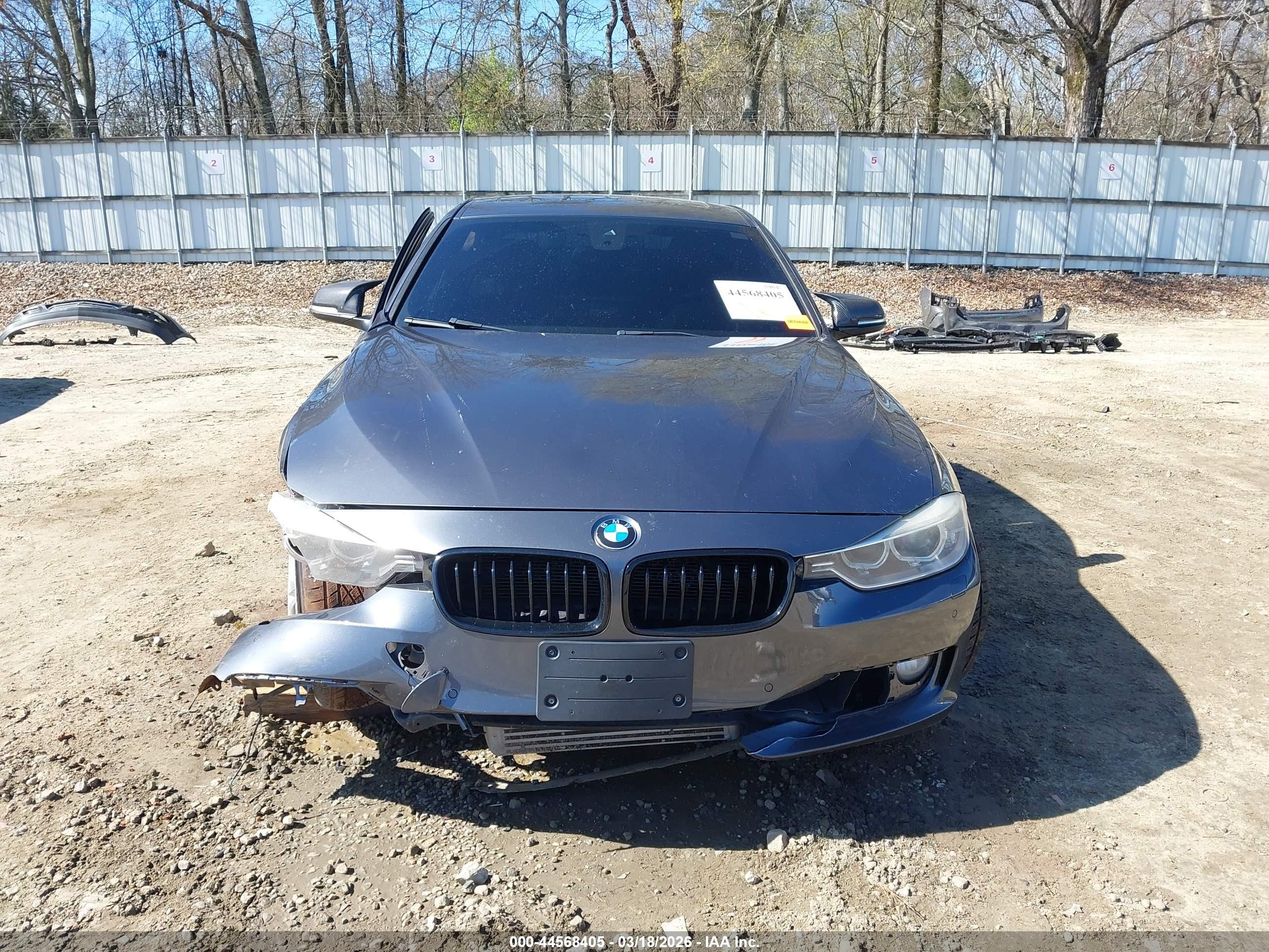 2013 Bmw 335i   Gray vin: WBA3A9C51DF686006