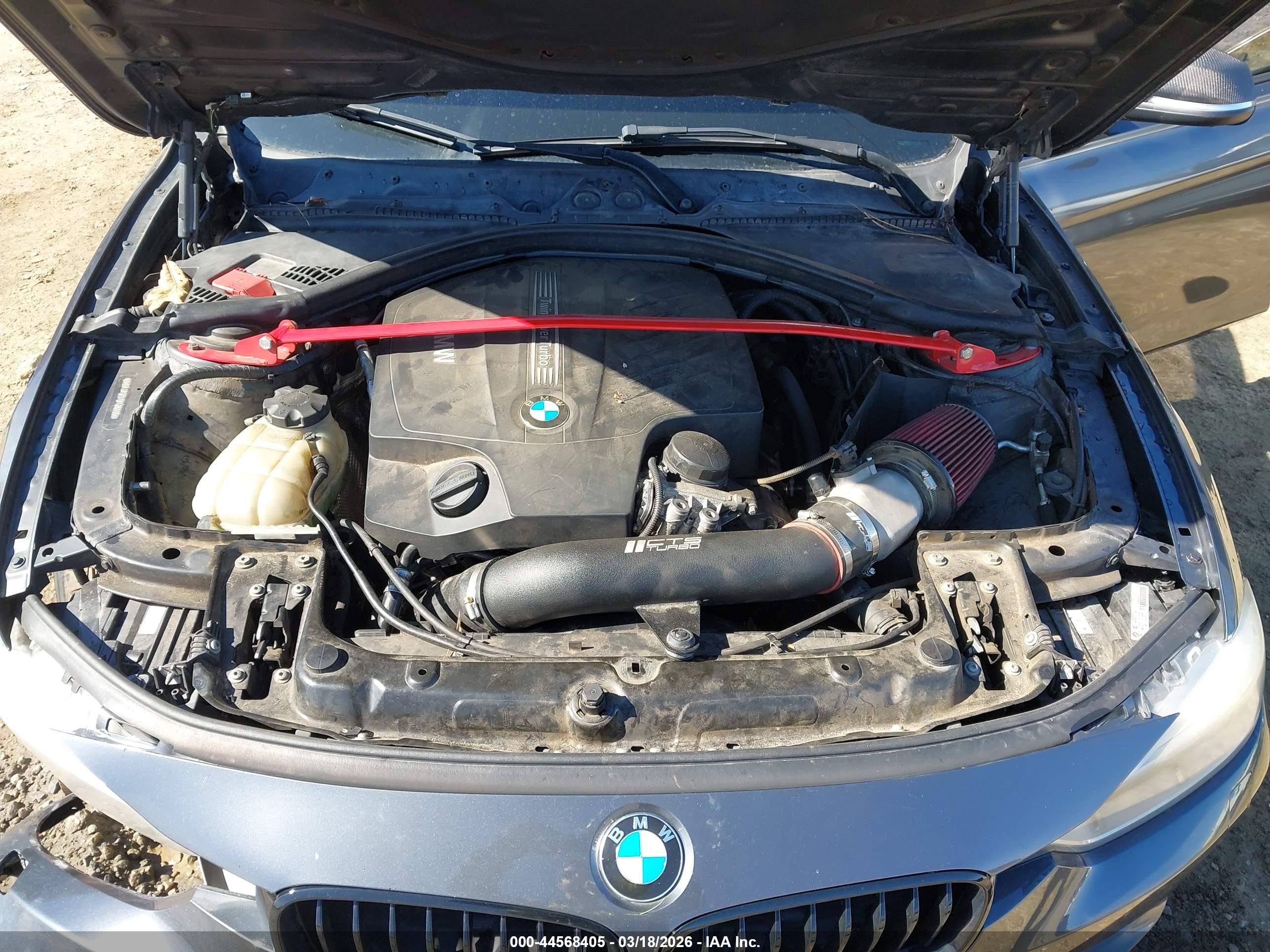 2013 Bmw 335i   Gray vin: WBA3A9C51DF686006