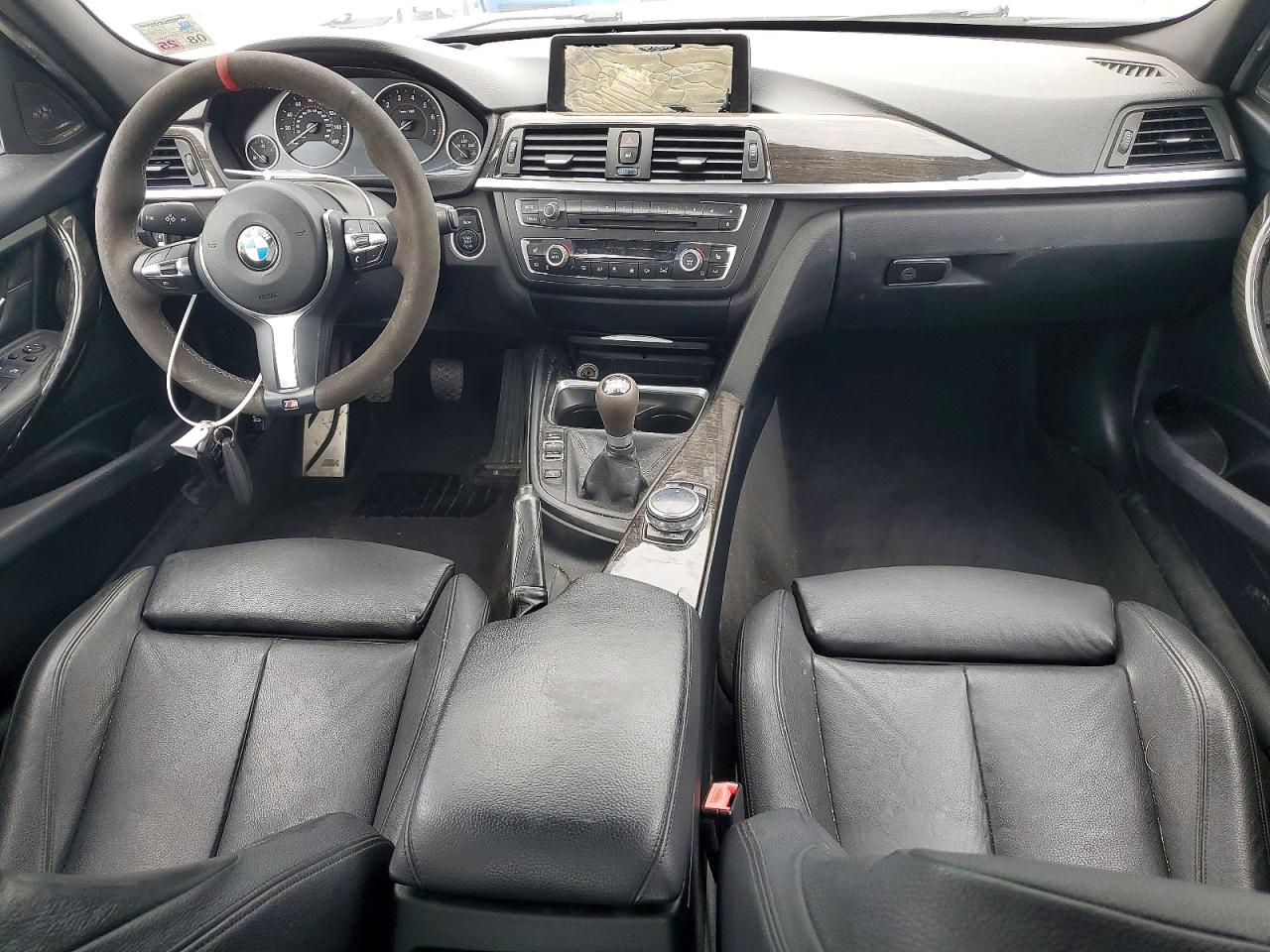 2015 Bmw 335 I White vin: WBA3A9C51FF686624