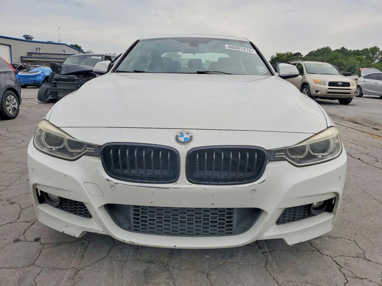 2015 Bmw 335 I White vin: WBA3A9C51FF686624