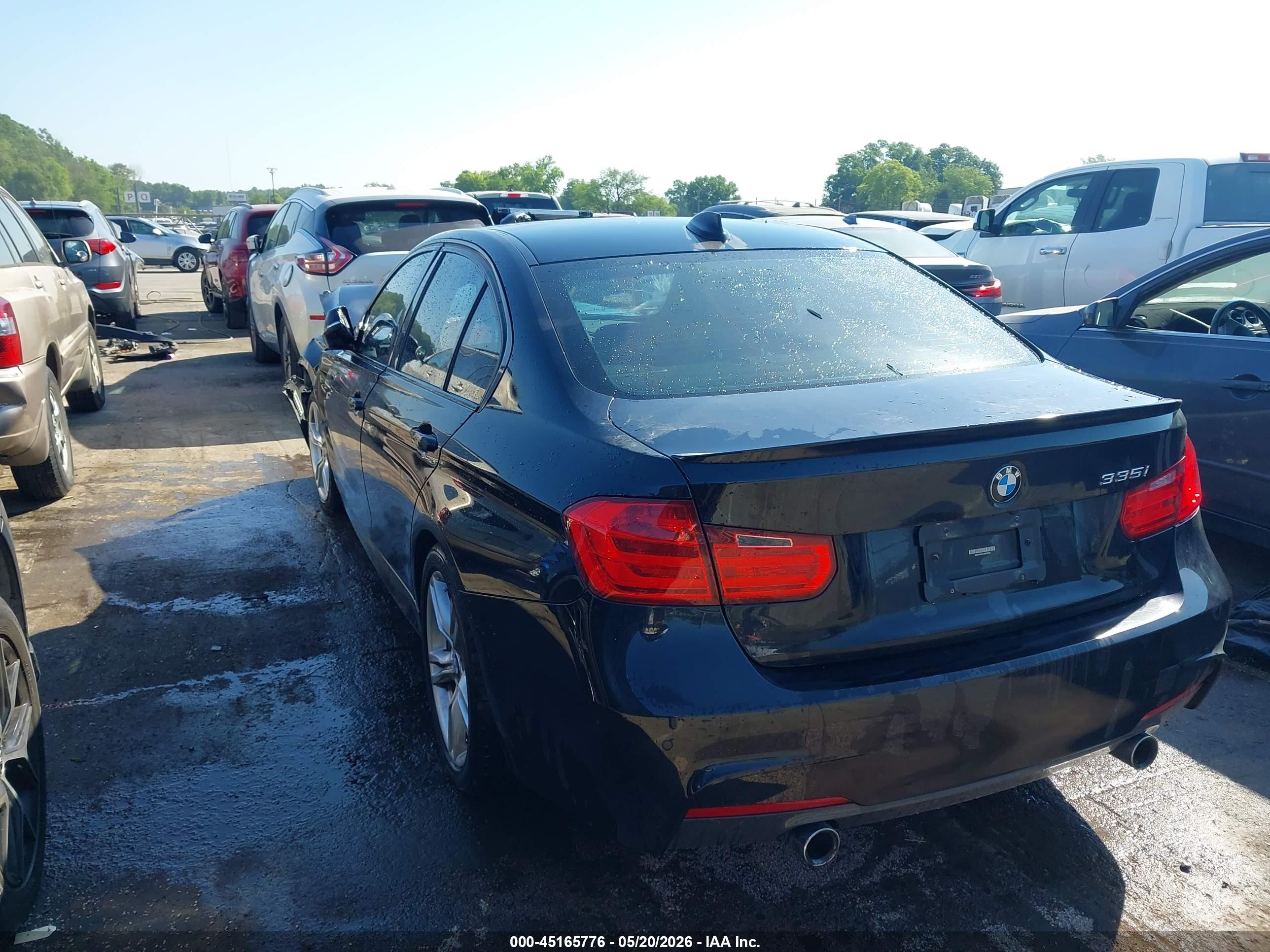 2015 Bmw 335i   Черный vin: WBA3A9C51FKW74738