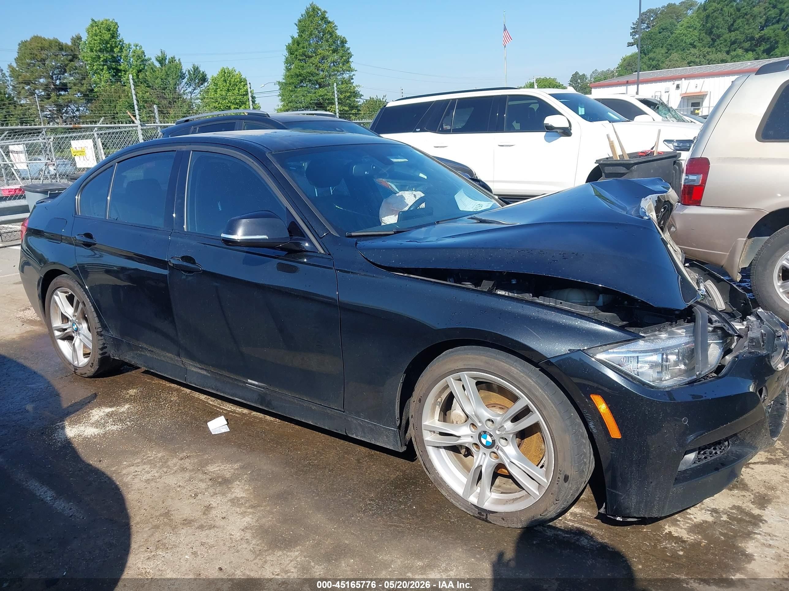 2015 Bmw 335i   Черный vin: WBA3A9C51FKW74738