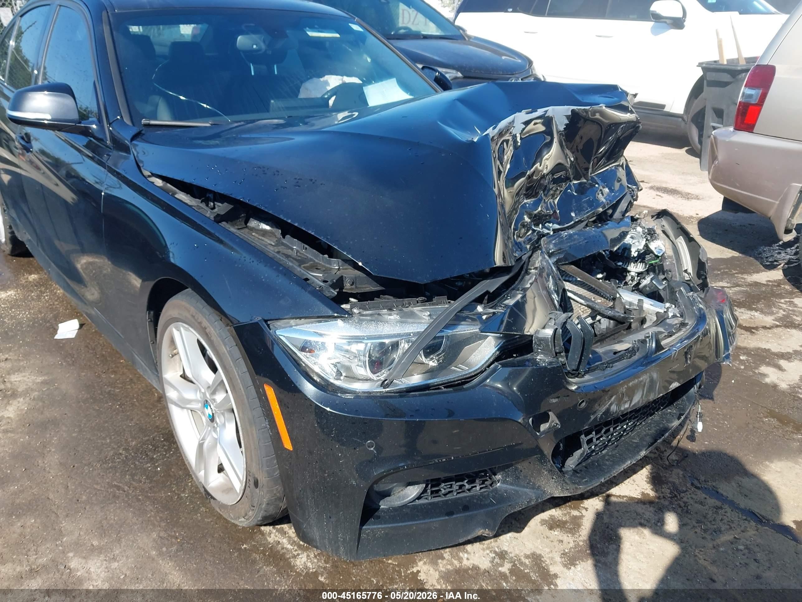 2015 Bmw 335i   Черный vin: WBA3A9C51FKW74738