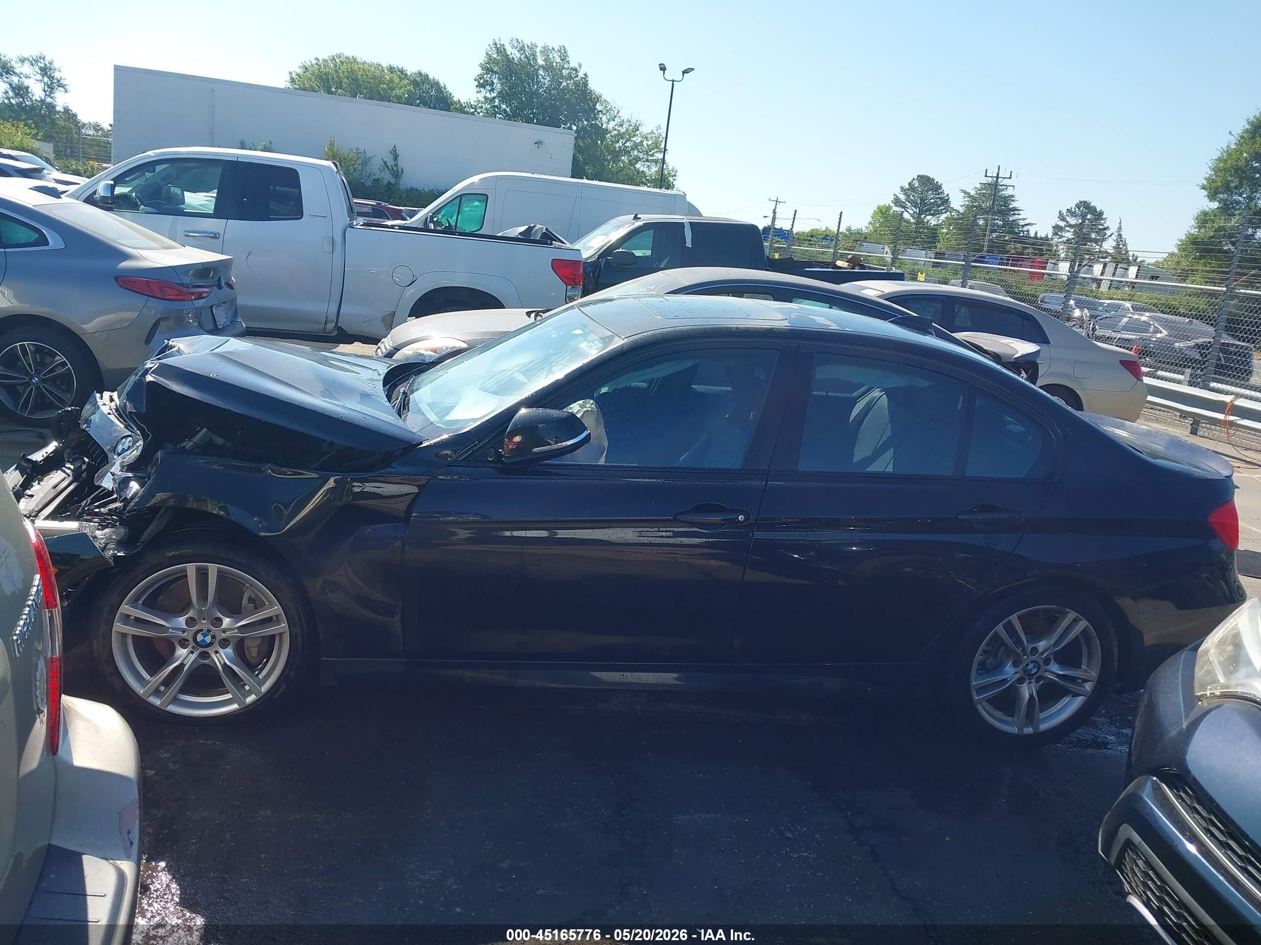 2015 Bmw 335i   Черный vin: WBA3A9C51FKW74738