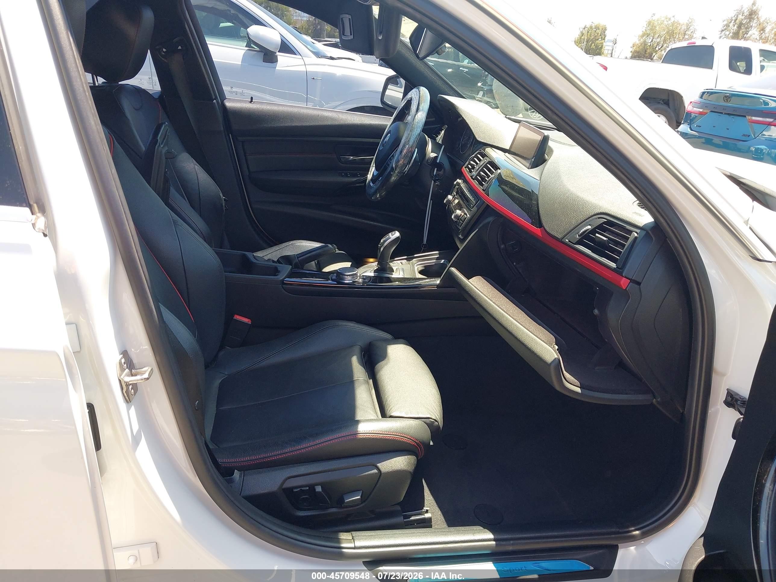 2015 Bmw 335i   Белый vin: WBA3A9C52FKW74909