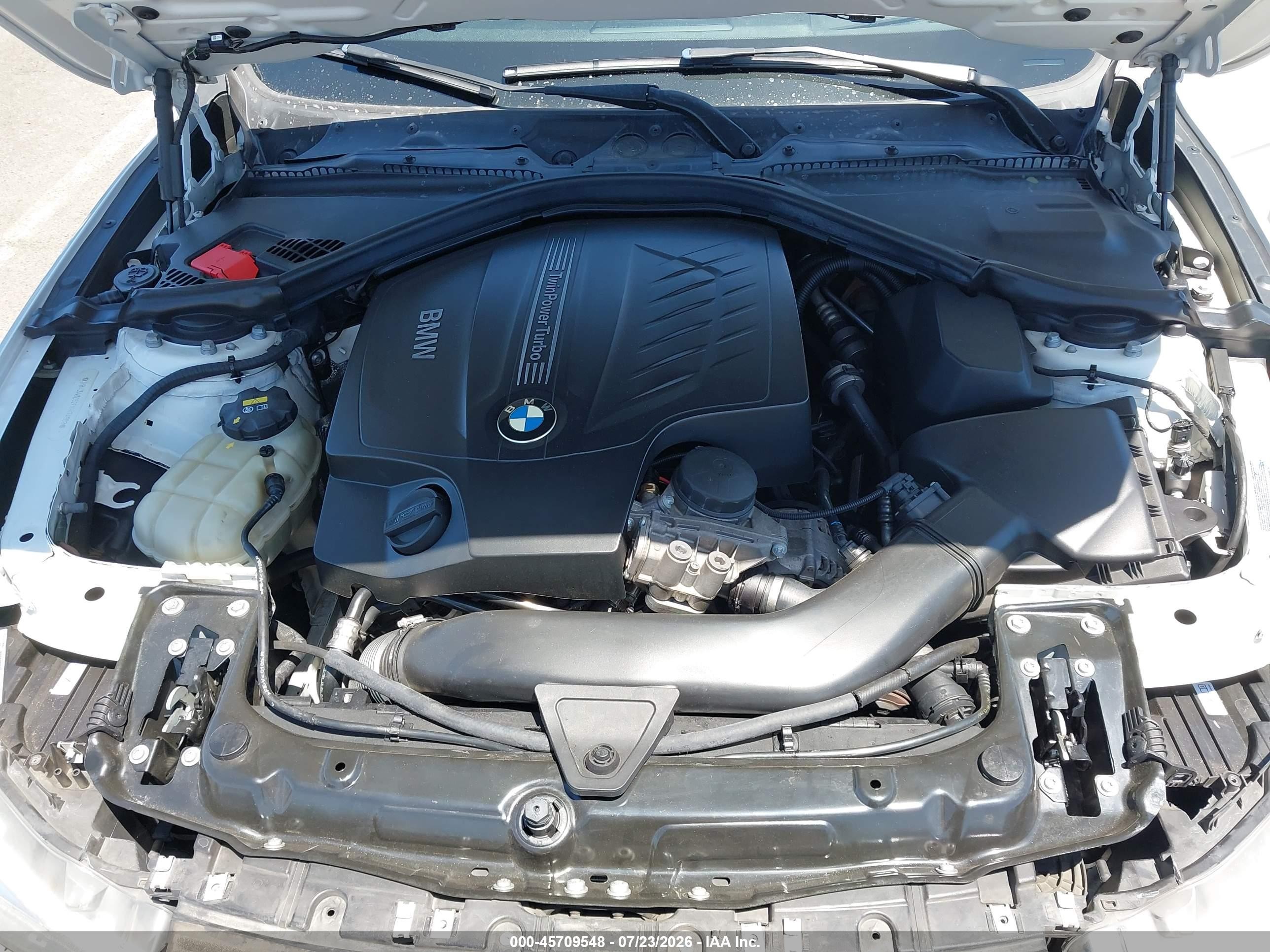 2015 Bmw 335i   Белый vin: WBA3A9C52FKW74909