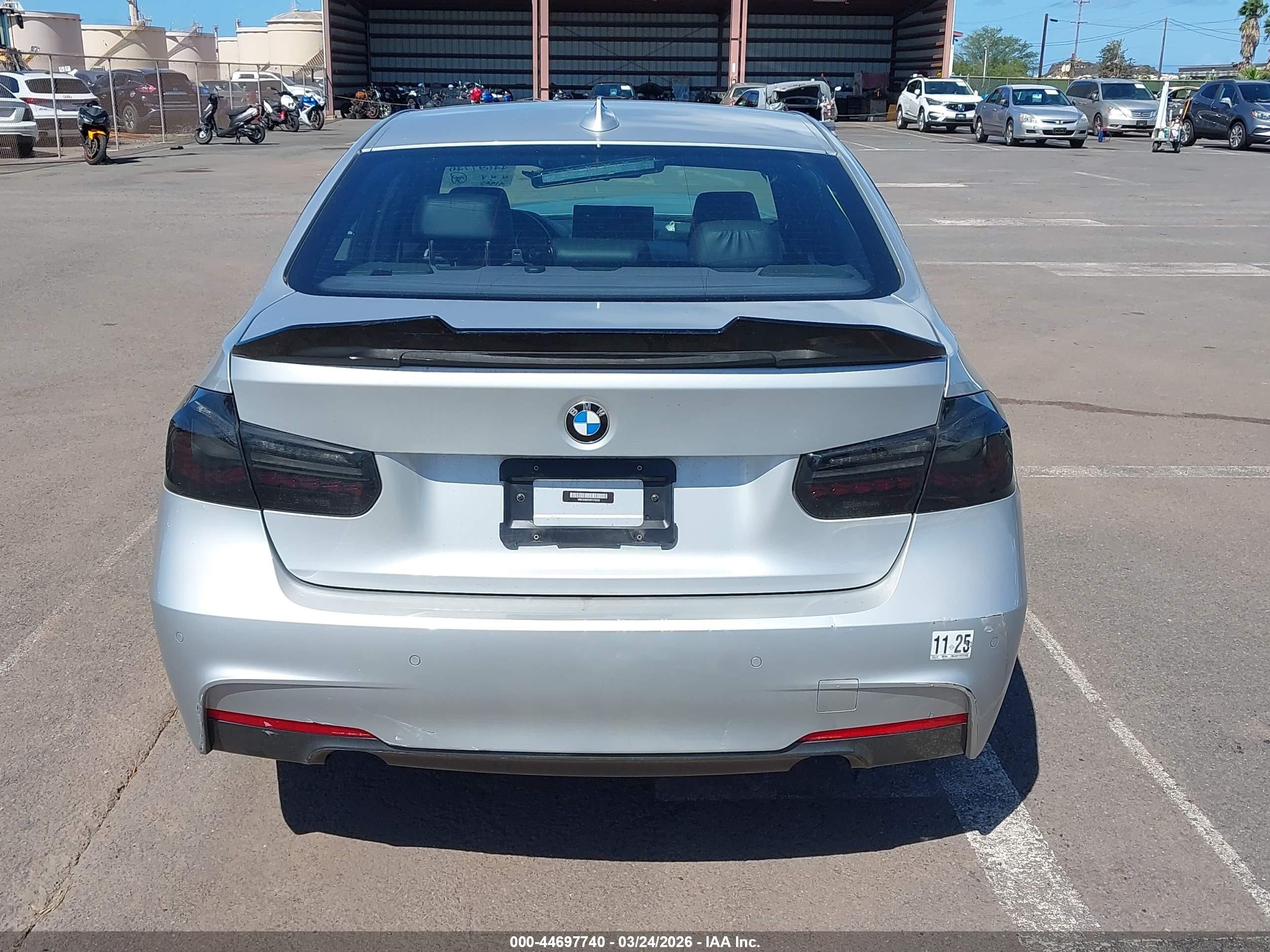 2013 Bmw 335i Silver vin: WBA3A9C54DF476242