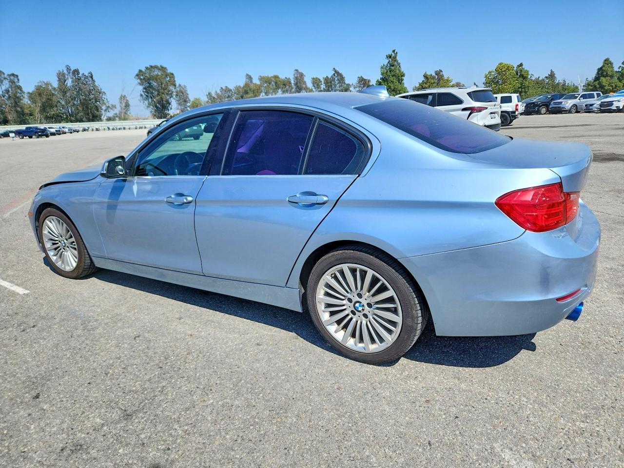 2014 Bmw 335 I Синий vin: WBA3A9C54EF477960