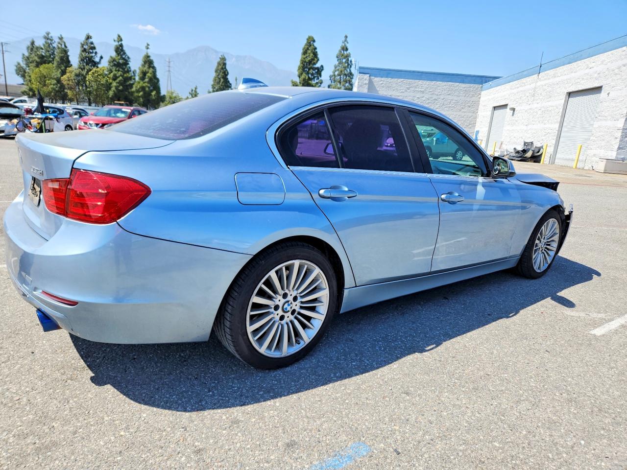 2014 Bmw 335 I Синий vin: WBA3A9C54EF477960