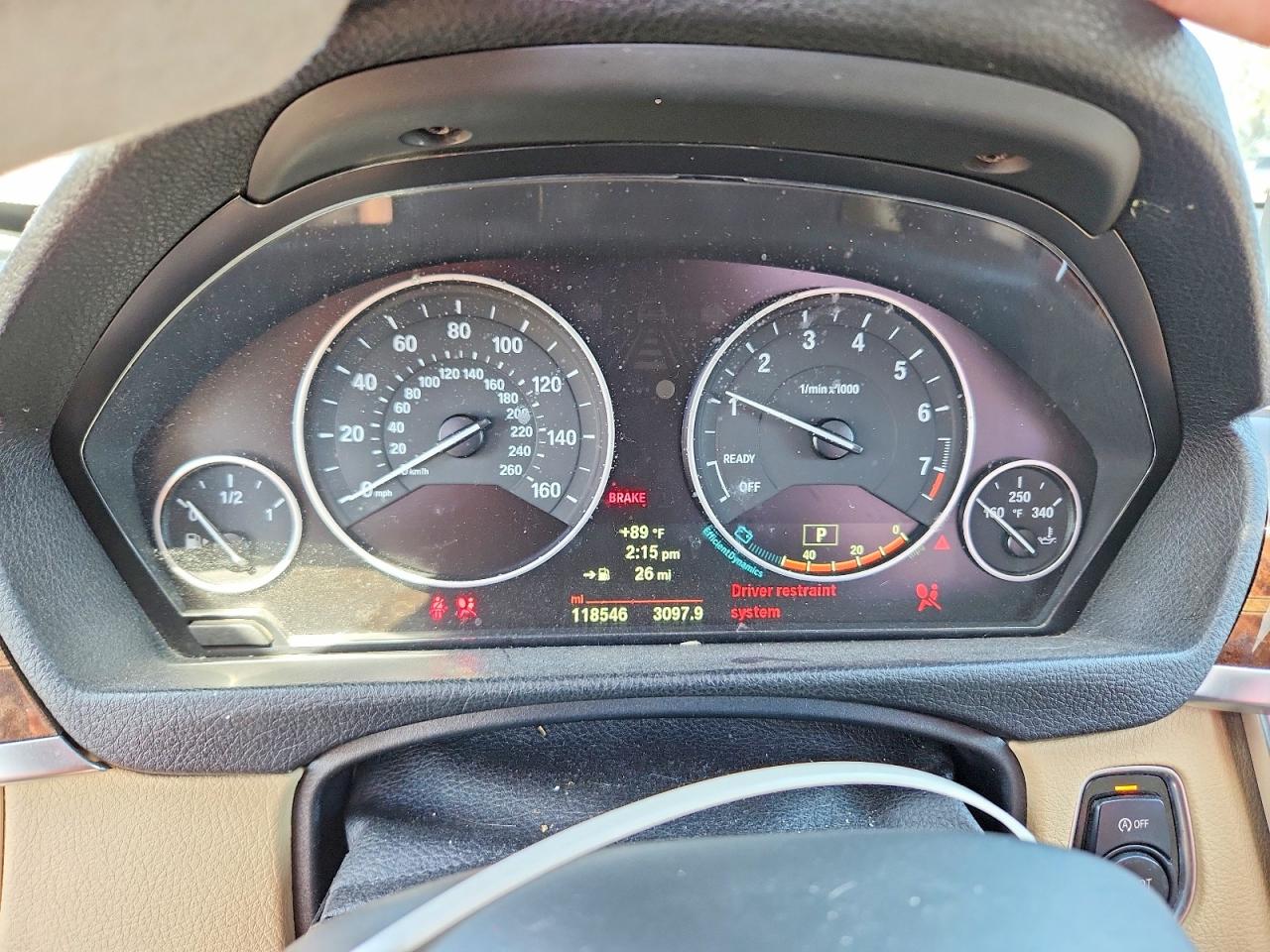 2014 Bmw 335 I Синий vin: WBA3A9C54EF477960