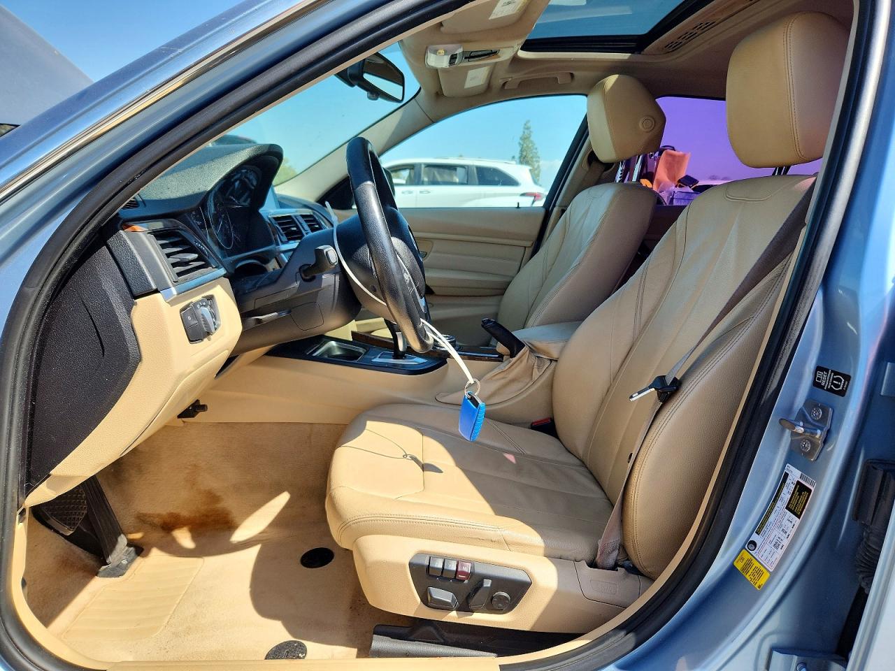 2014 Bmw 335 I Синий vin: WBA3A9C54EF477960