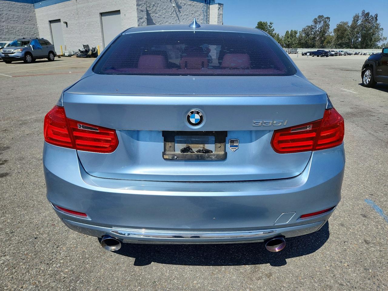 2014 Bmw 335 I Синий vin: WBA3A9C54EF477960