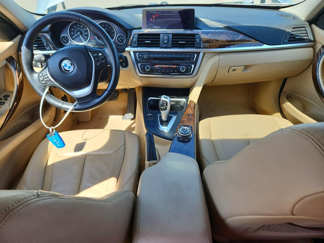 2014 Bmw 335 I Синий vin: WBA3A9C54EF477960