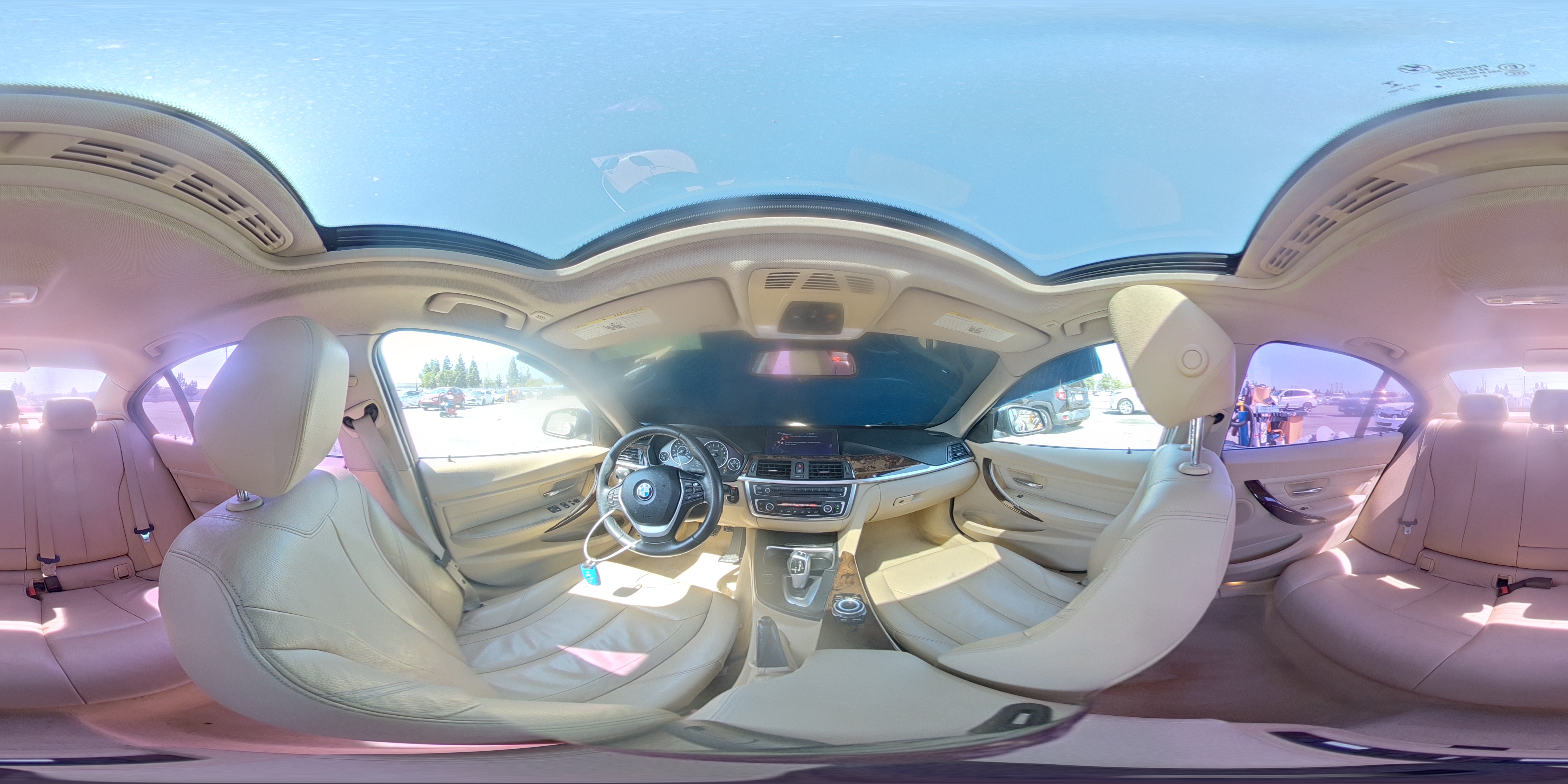 2014 Bmw 335 I Синий vin: WBA3A9C54EF477960