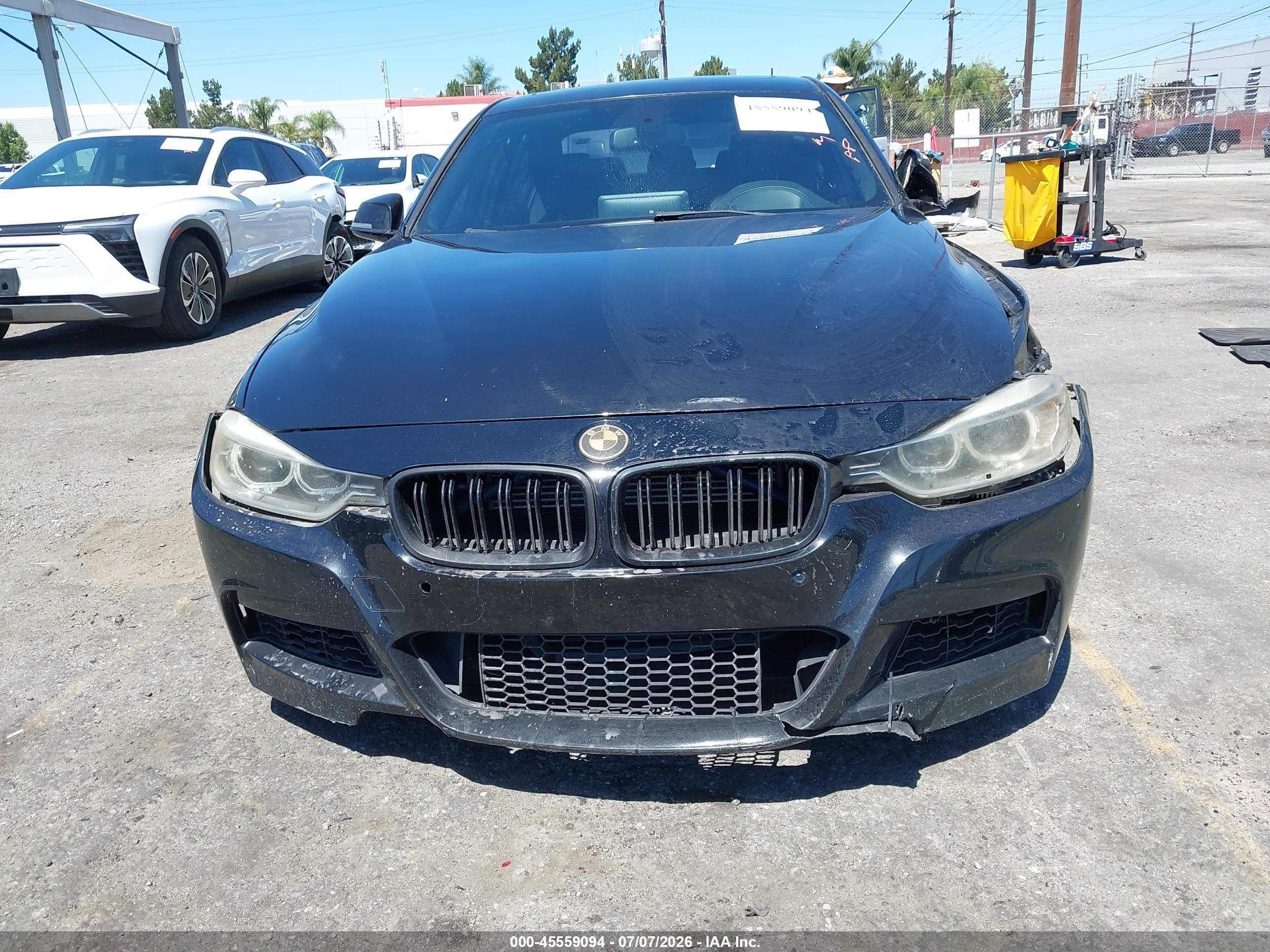 2014 Bmw 335i   Black vin: WBA3A9C55EF477739