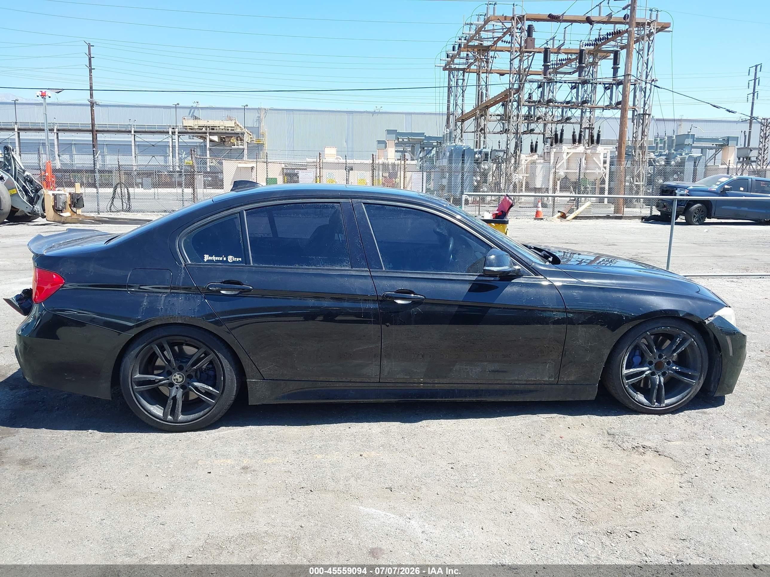 2014 Bmw 335i   Black vin: WBA3A9C55EF477739