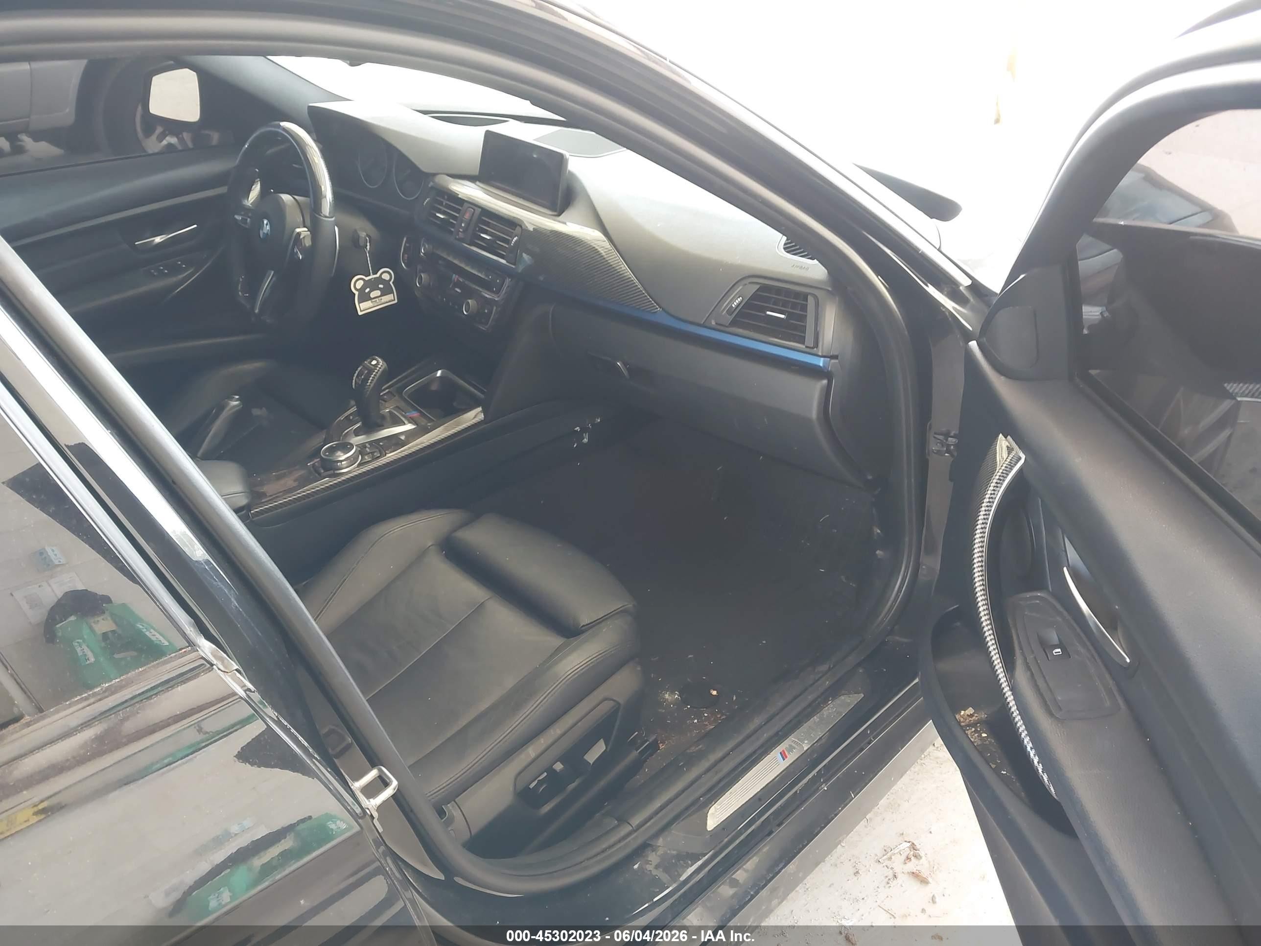 2014 Bmw 335i   Black vin: WBA3A9C55EF479362
