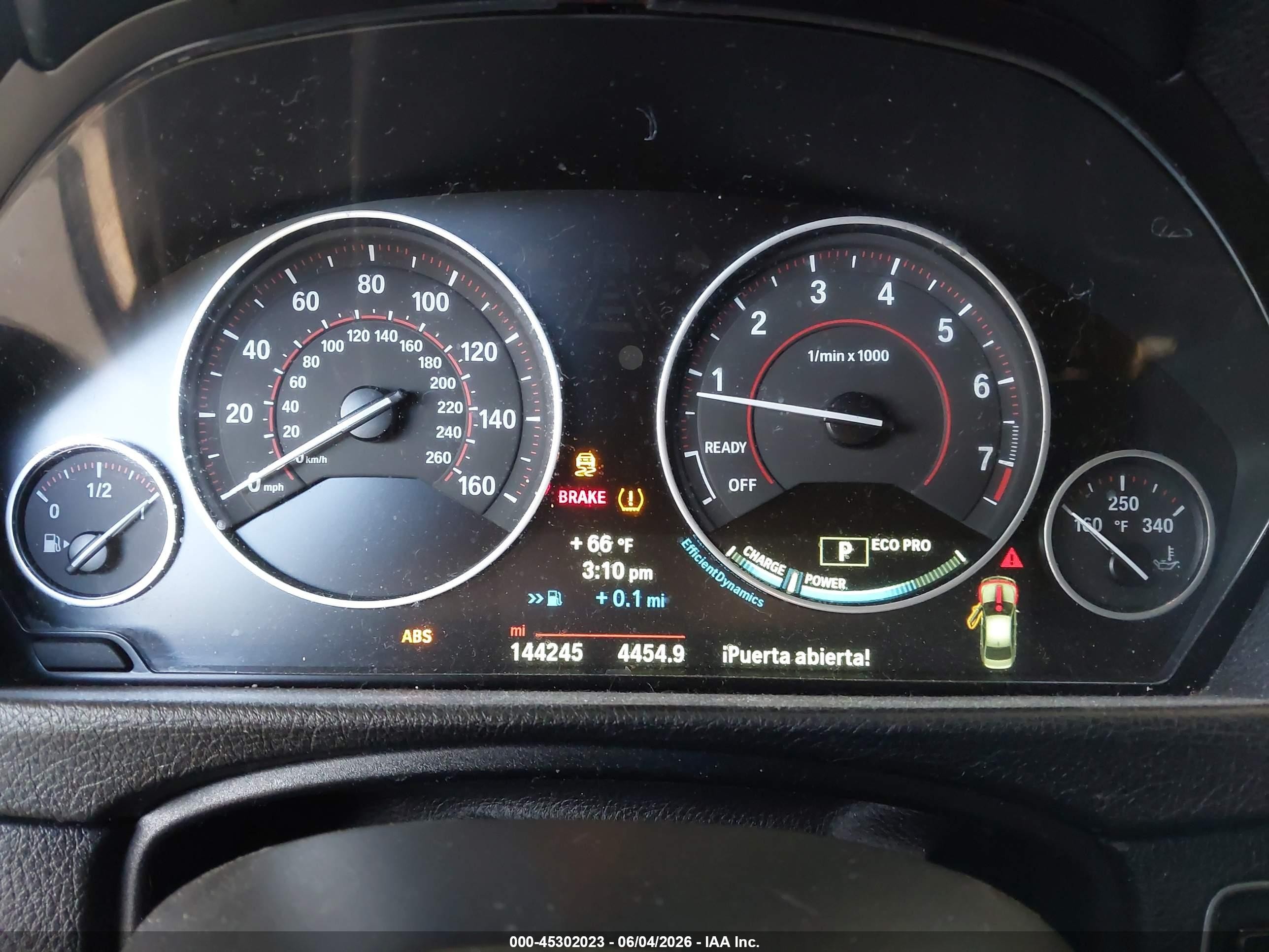 2014 Bmw 335i   Black vin: WBA3A9C55EF479362