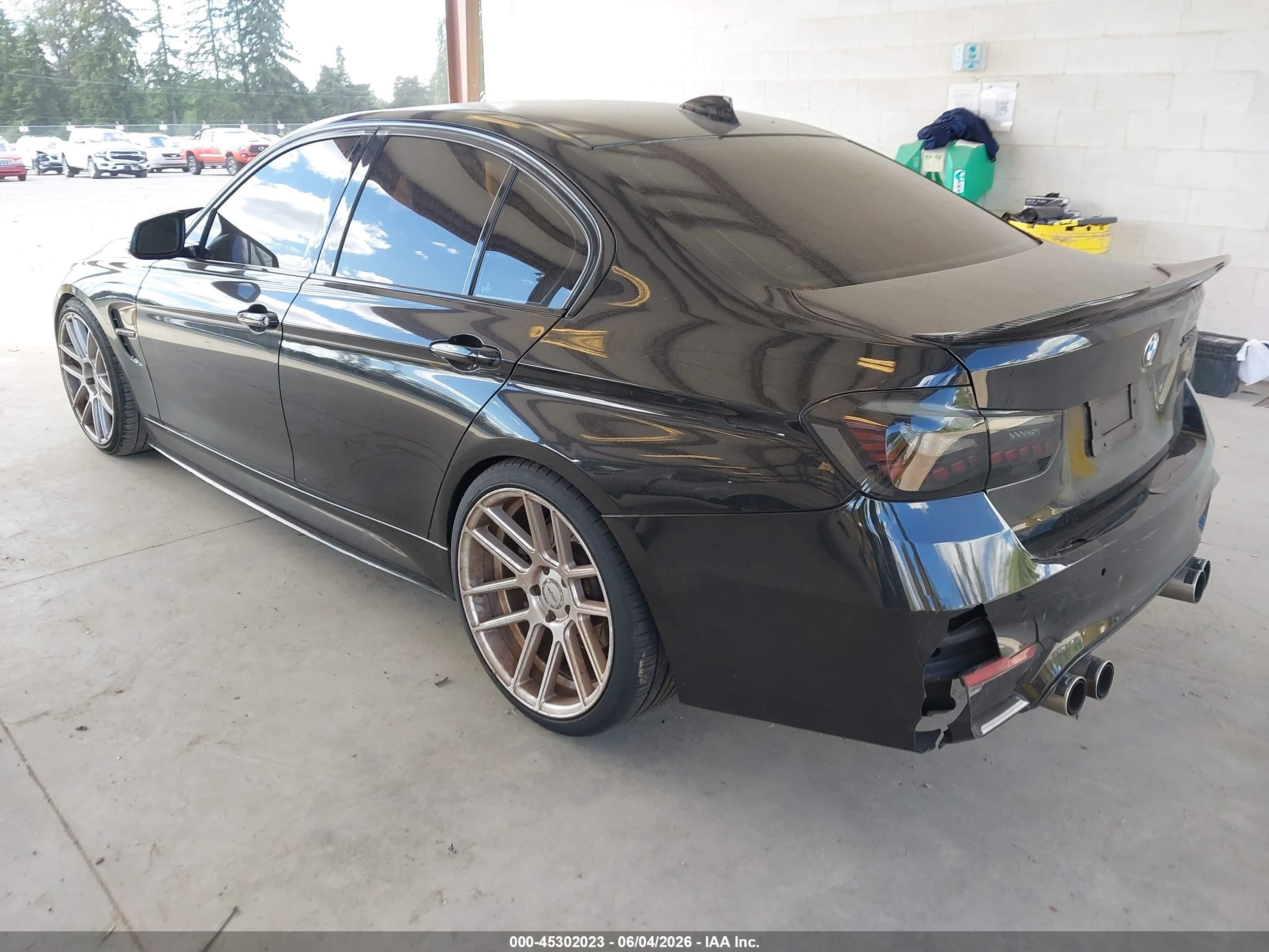 2014 Bmw 335i   Black vin: WBA3A9C55EF479362