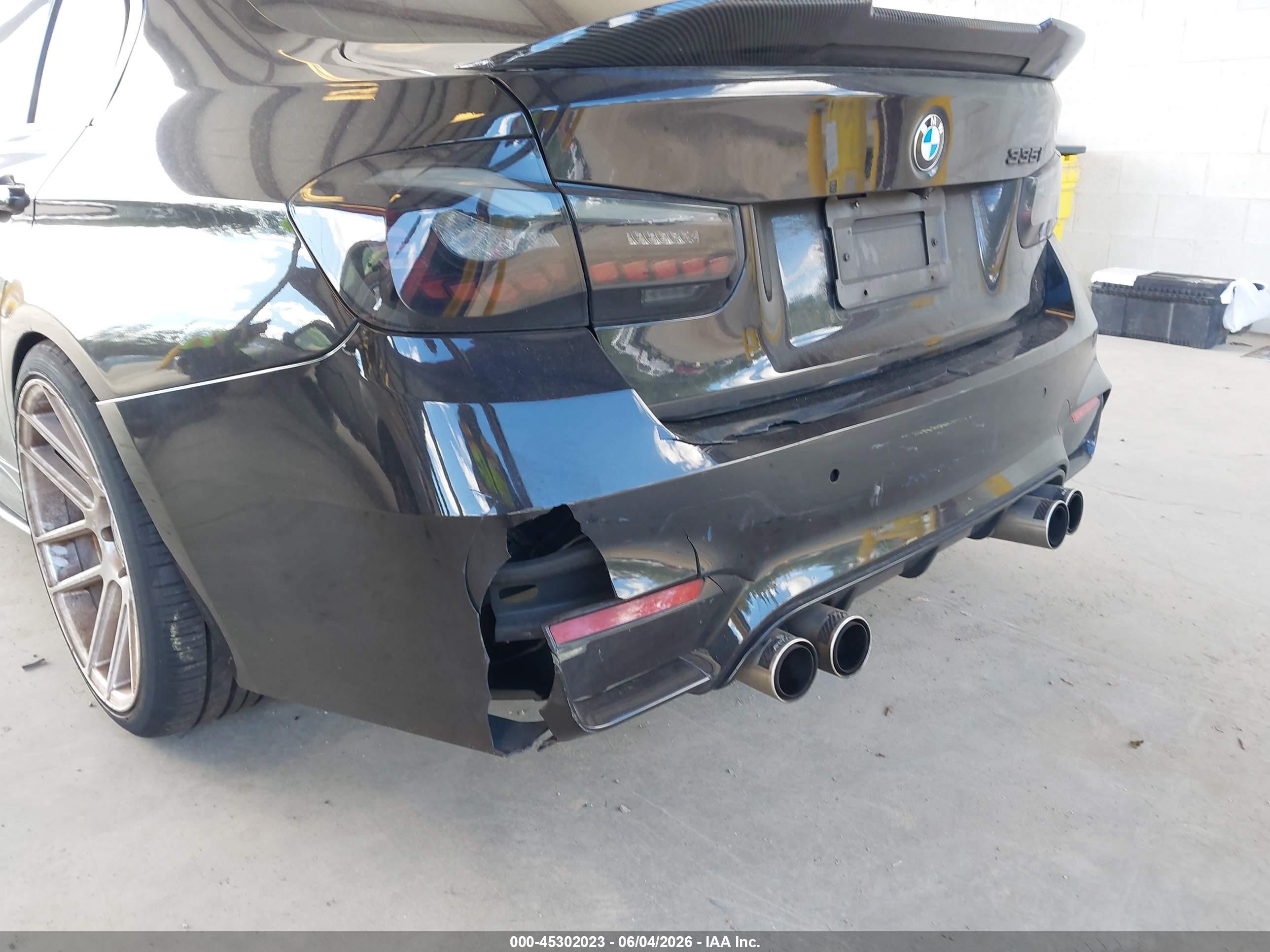 2014 Bmw 335i   Black vin: WBA3A9C55EF479362