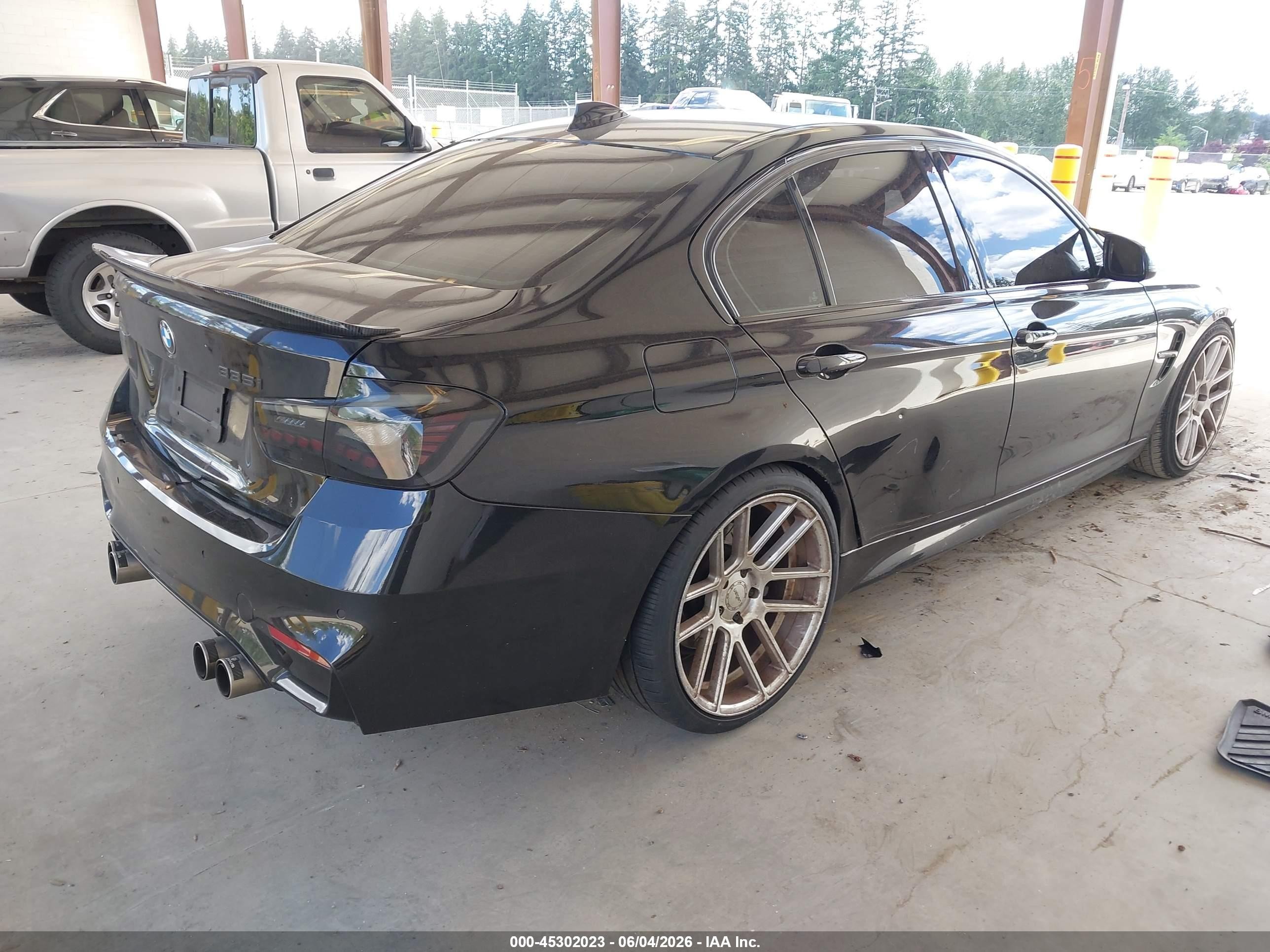 2014 Bmw 335i   Black vin: WBA3A9C55EF479362
