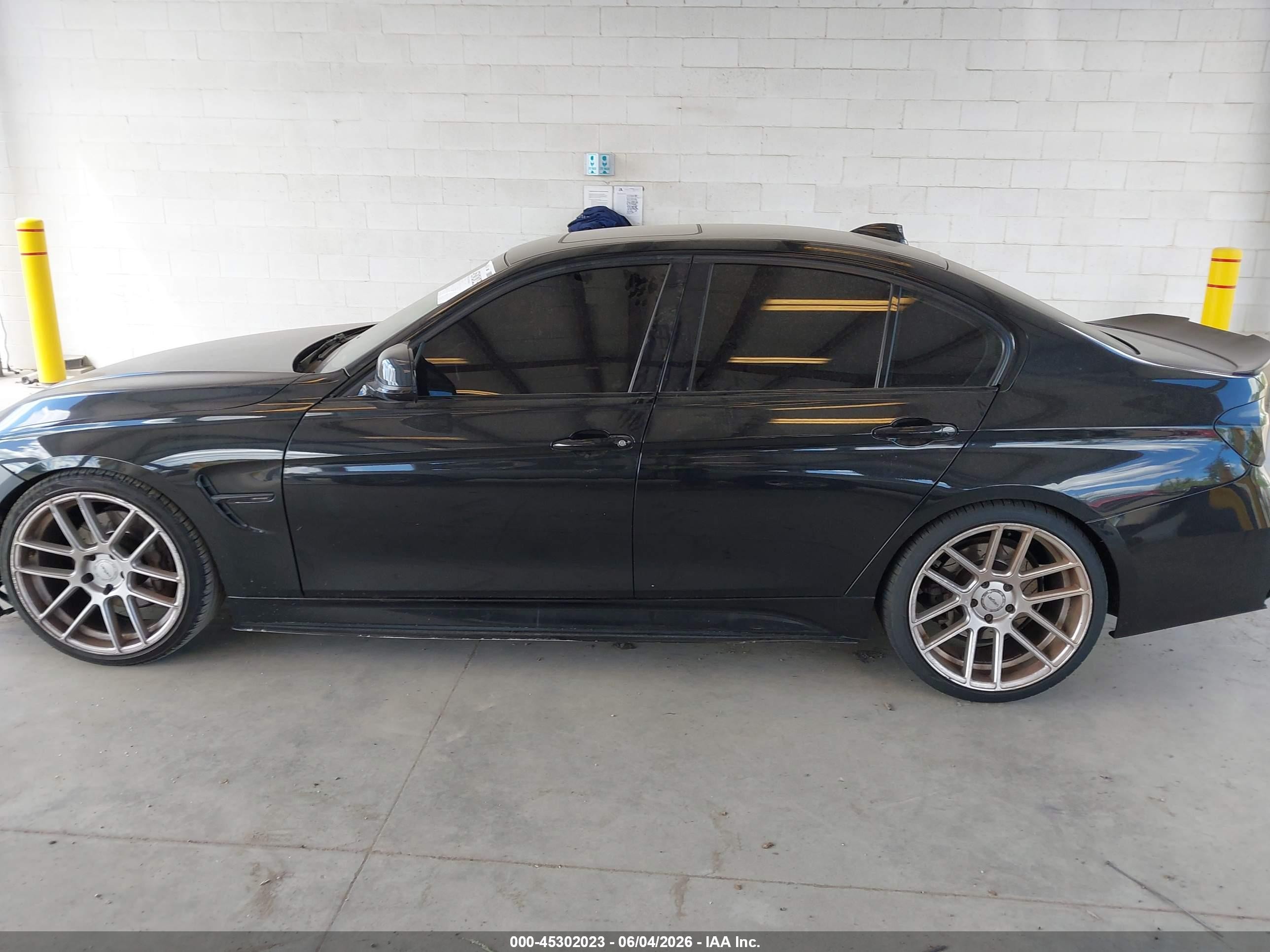 2014 Bmw 335i   Black vin: WBA3A9C55EF479362