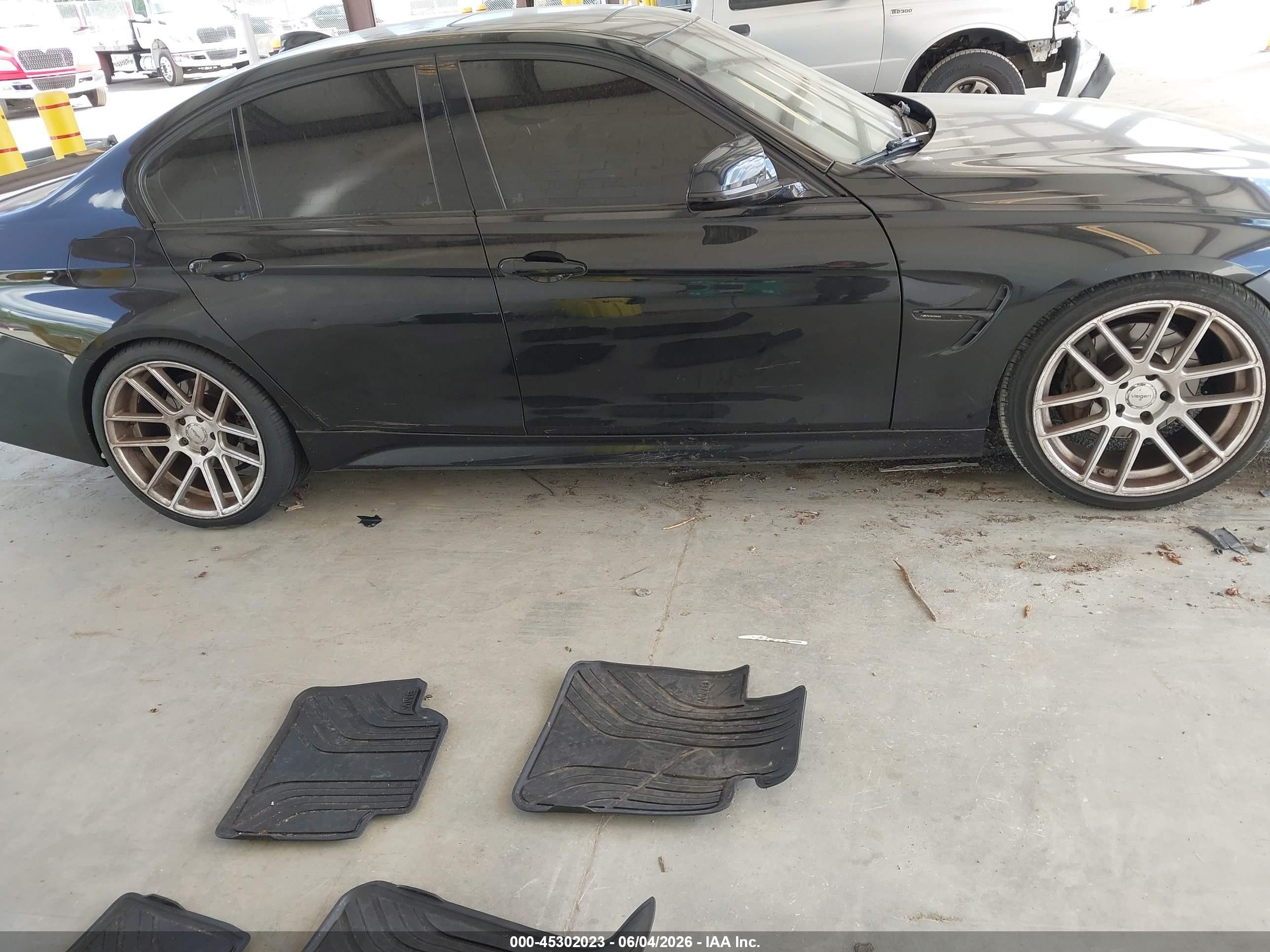 2014 Bmw 335i   Black vin: WBA3A9C55EF479362