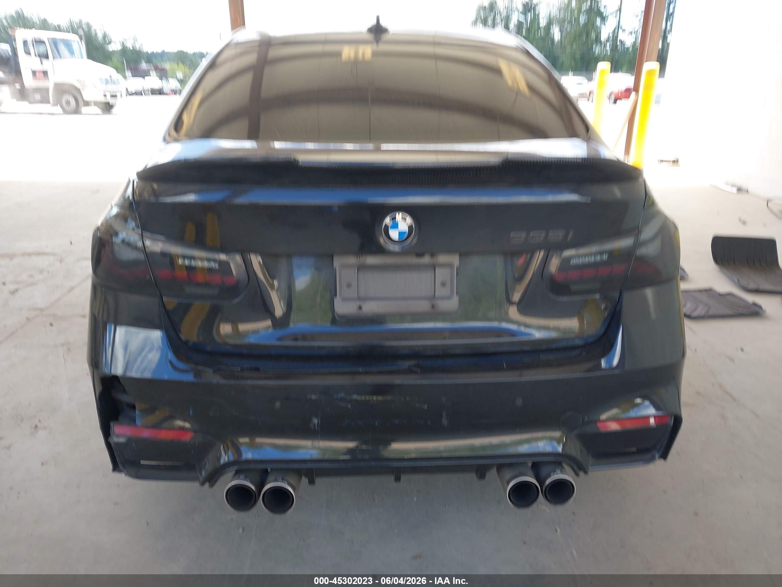 2014 Bmw 335i   Black vin: WBA3A9C55EF479362