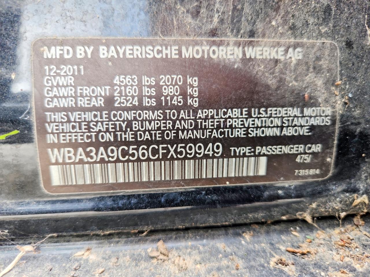 2012 Bmw 335 I Purple vin: WBA3A9C56CFX59949