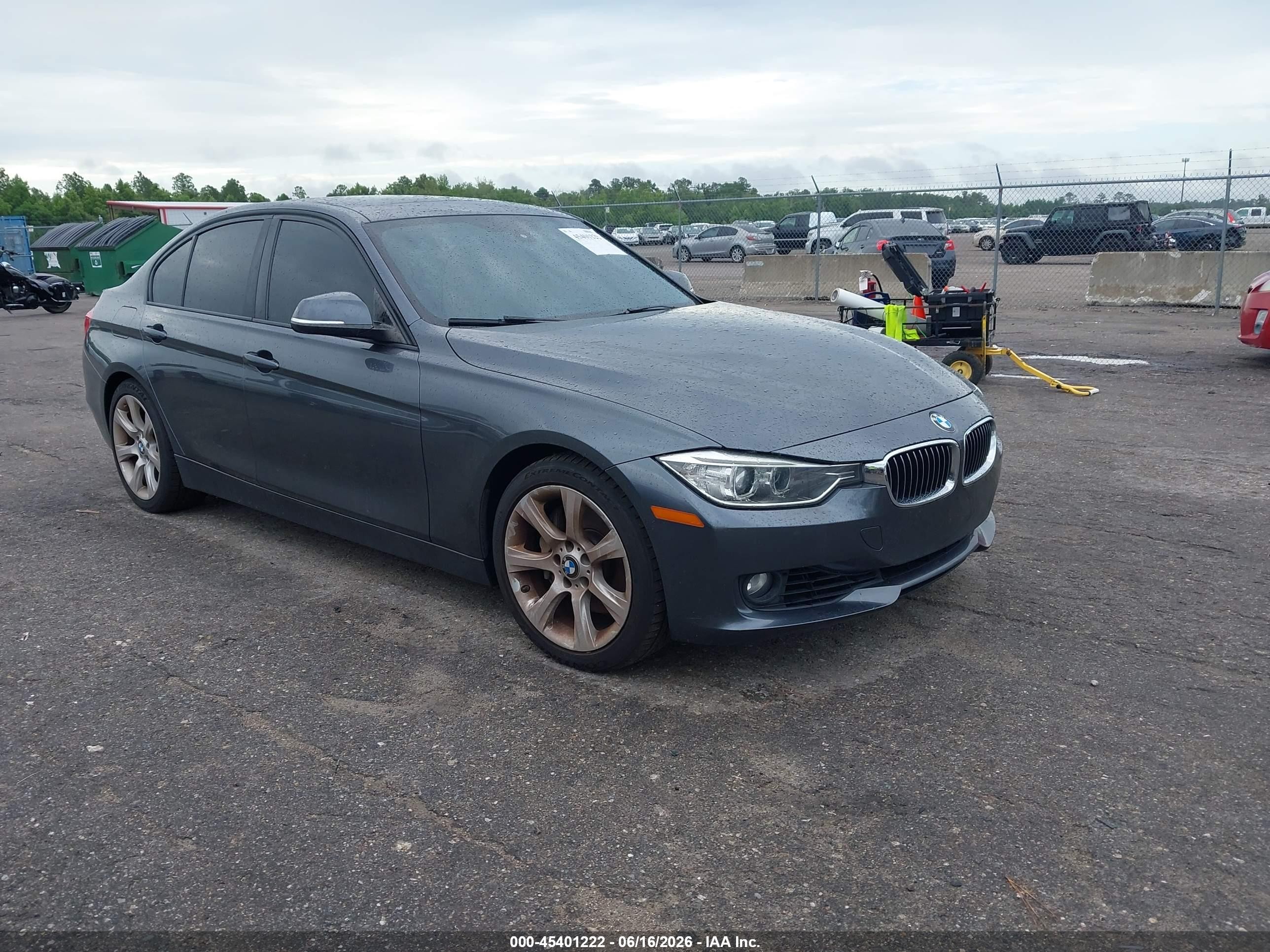 2013 Bmw 335i   Gray vin: WBA3A9C58DF475286