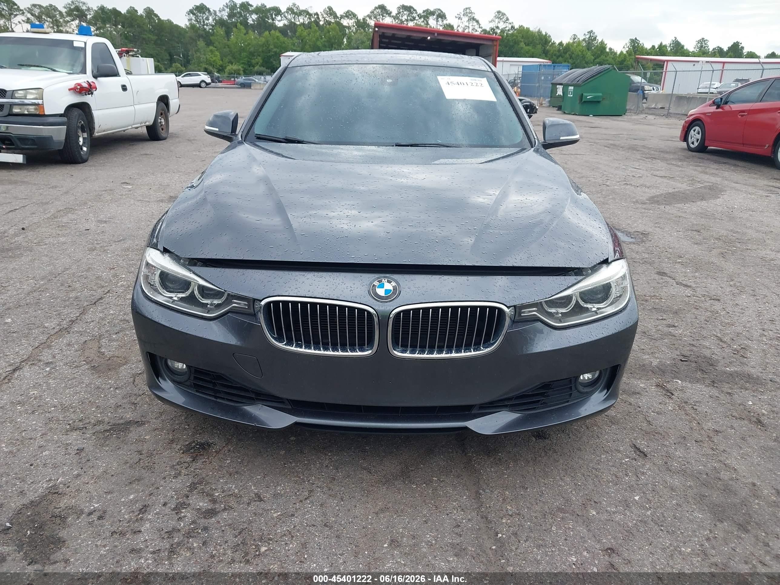 2013 Bmw 335i   Gray vin: WBA3A9C58DF475286