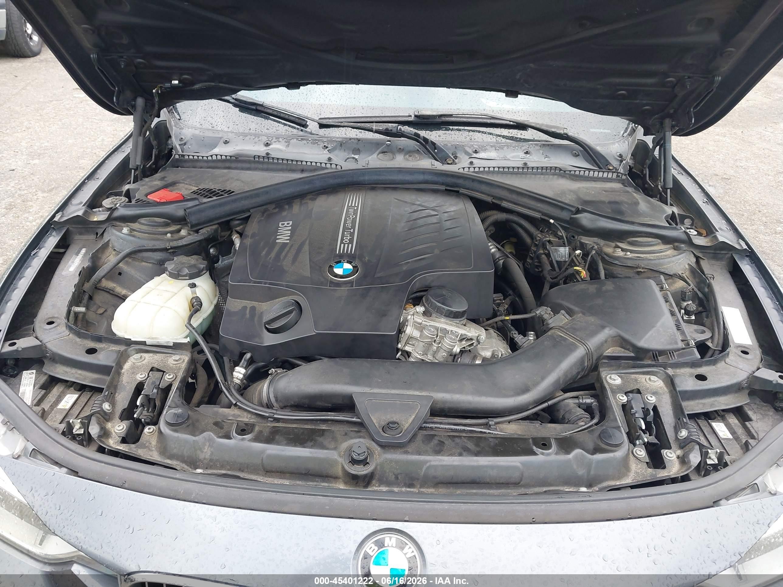2013 Bmw 335i   Gray vin: WBA3A9C58DF475286