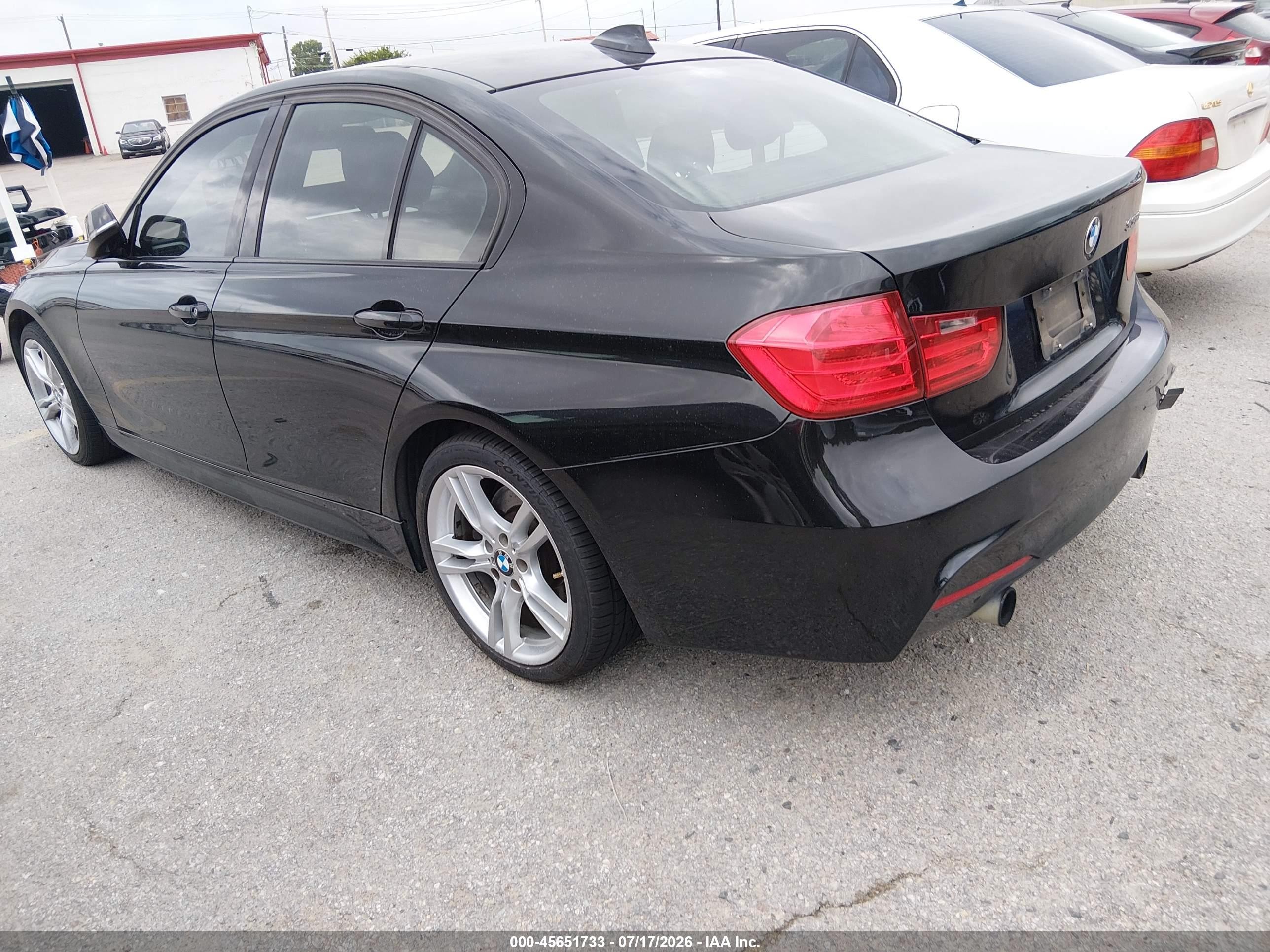 2013 Bmw 335i   Черный vin: WBA3A9C59DF477144