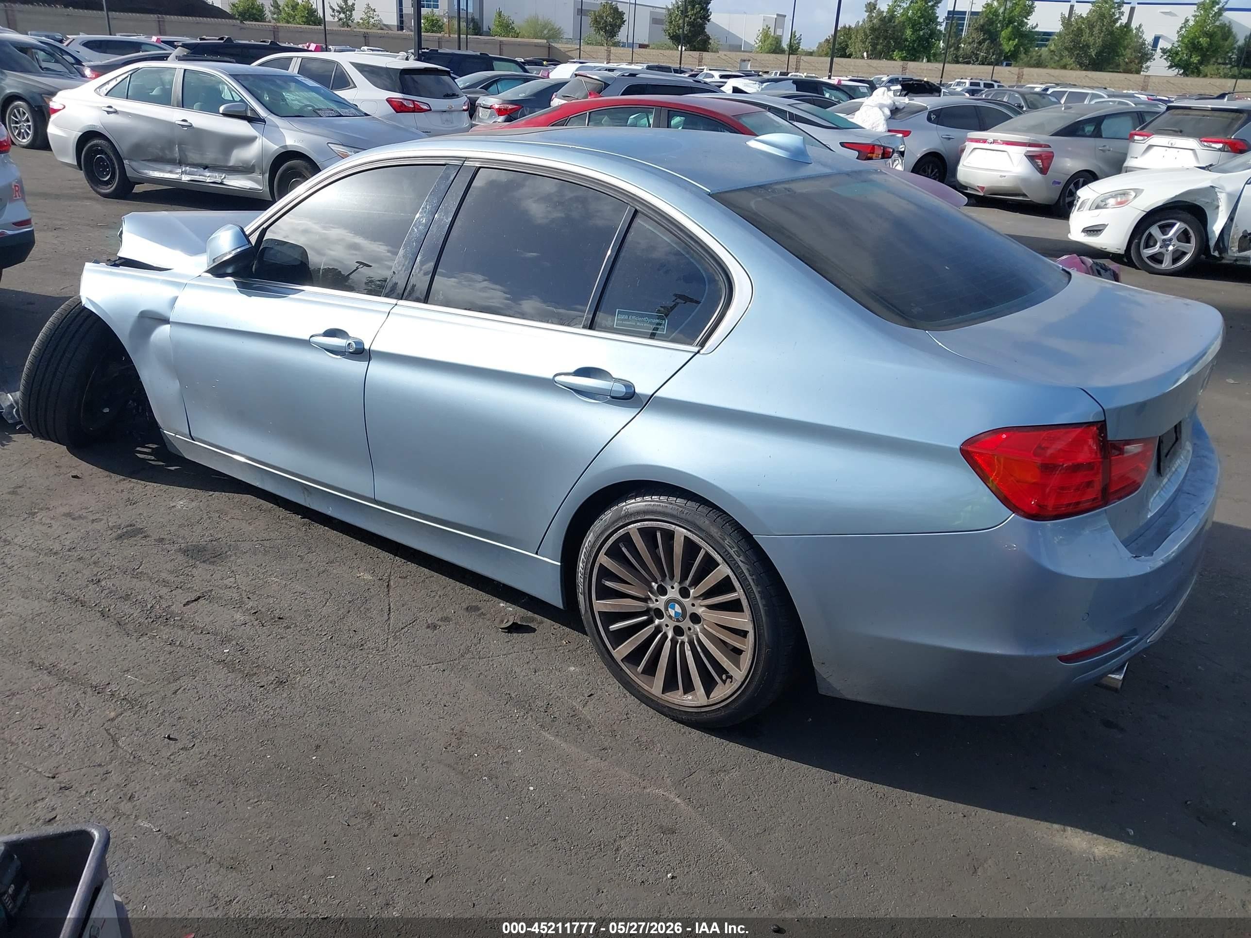 2014 Bmw 335i   Blue vin: WBA3A9C59EF479283