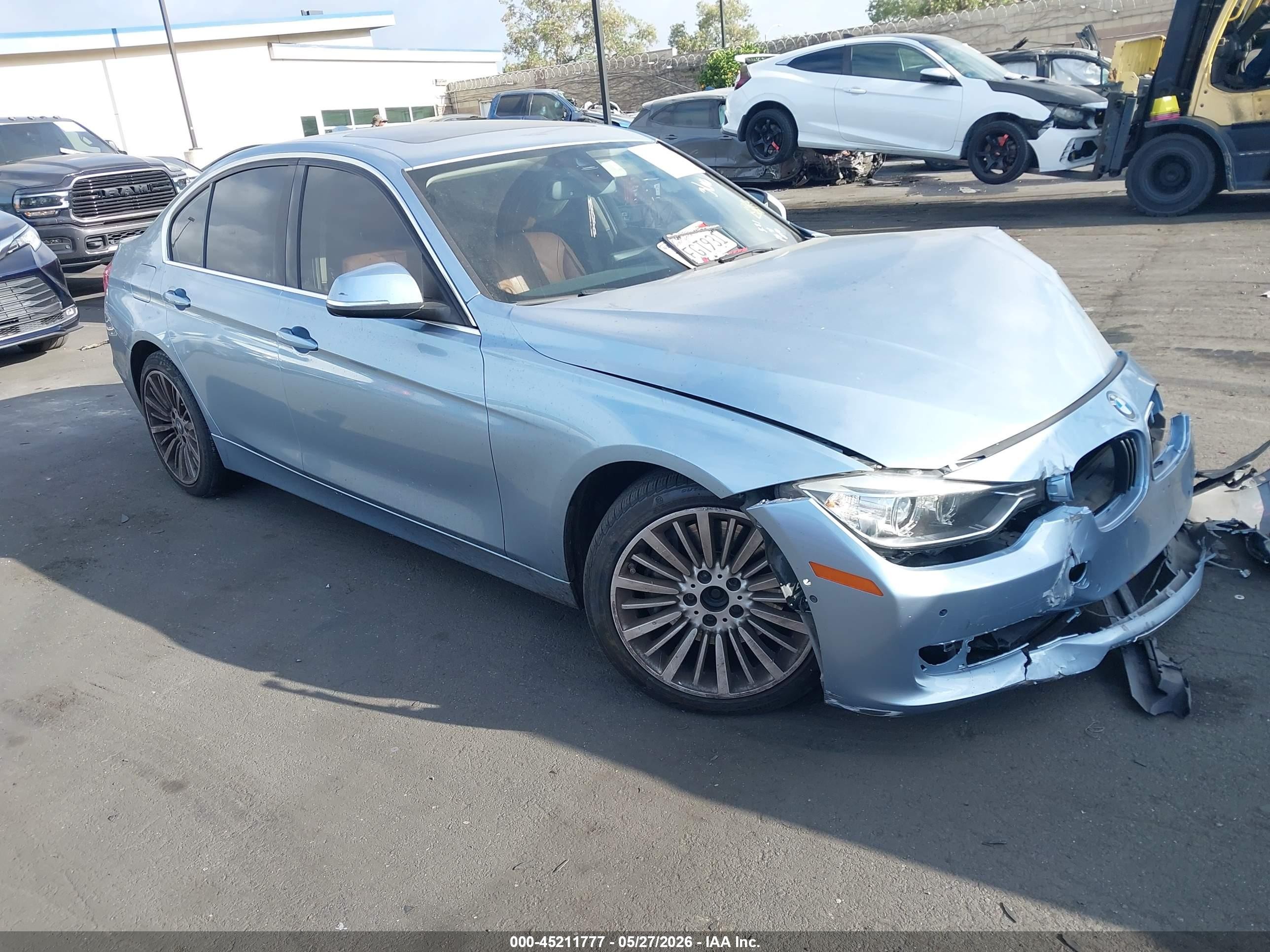 2014 Bmw 335i   Blue vin: WBA3A9C59EF479283