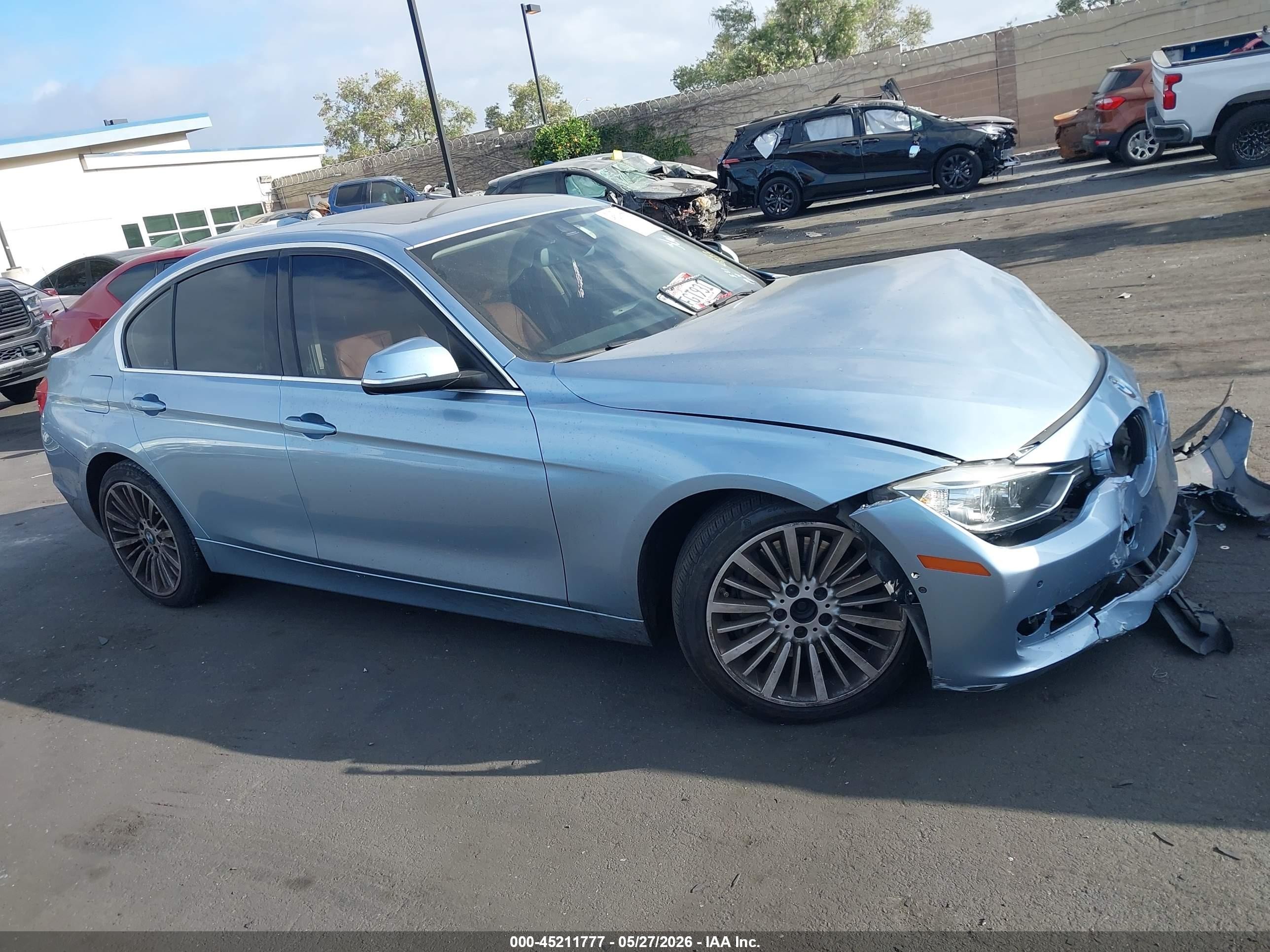 2014 Bmw 335i   Blue vin: WBA3A9C59EF479283