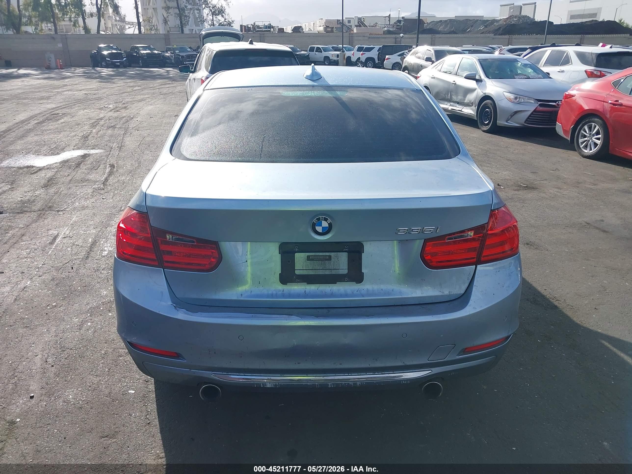 2014 Bmw 335i   Blue vin: WBA3A9C59EF479283