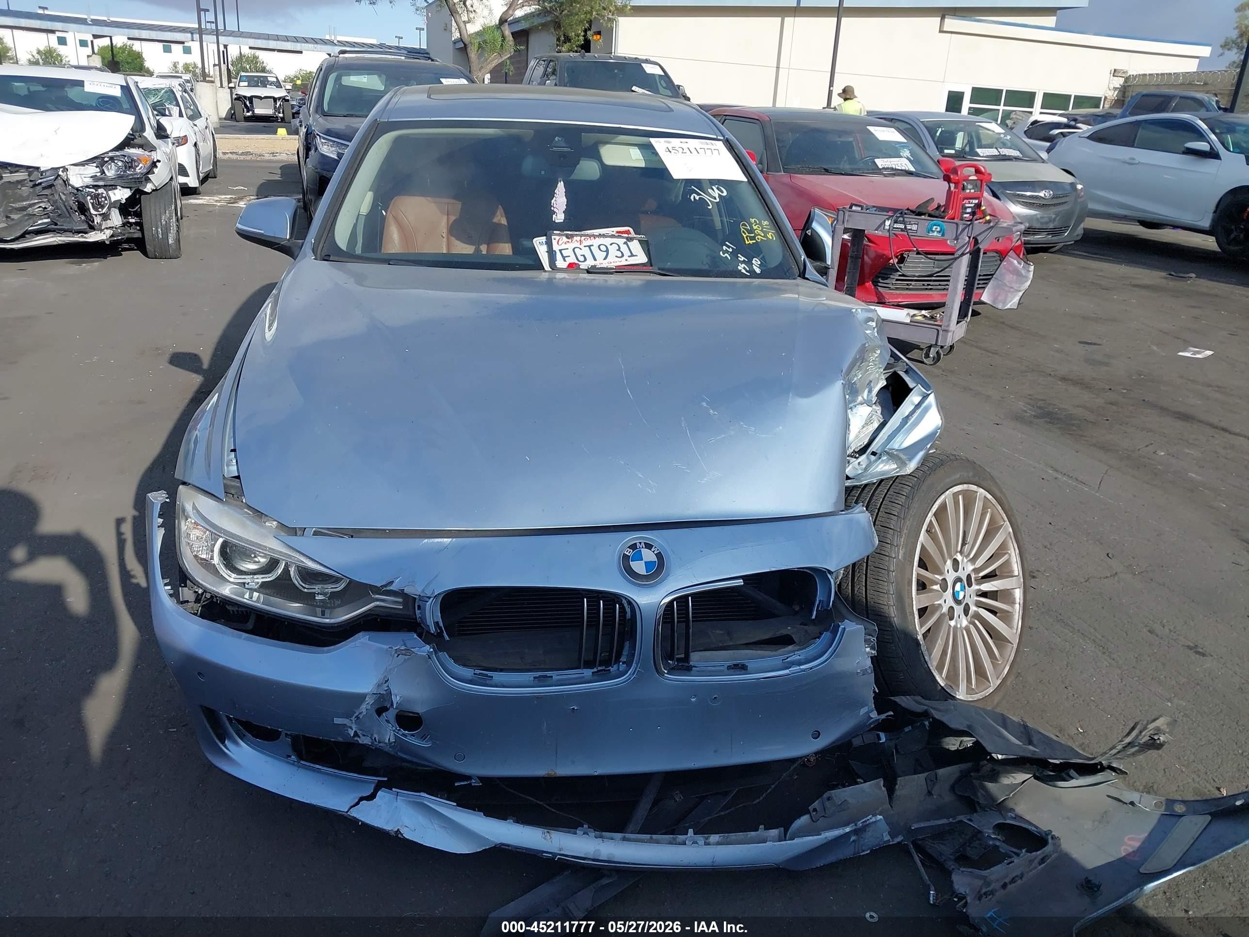 2014 Bmw 335i   Blue vin: WBA3A9C59EF479283
