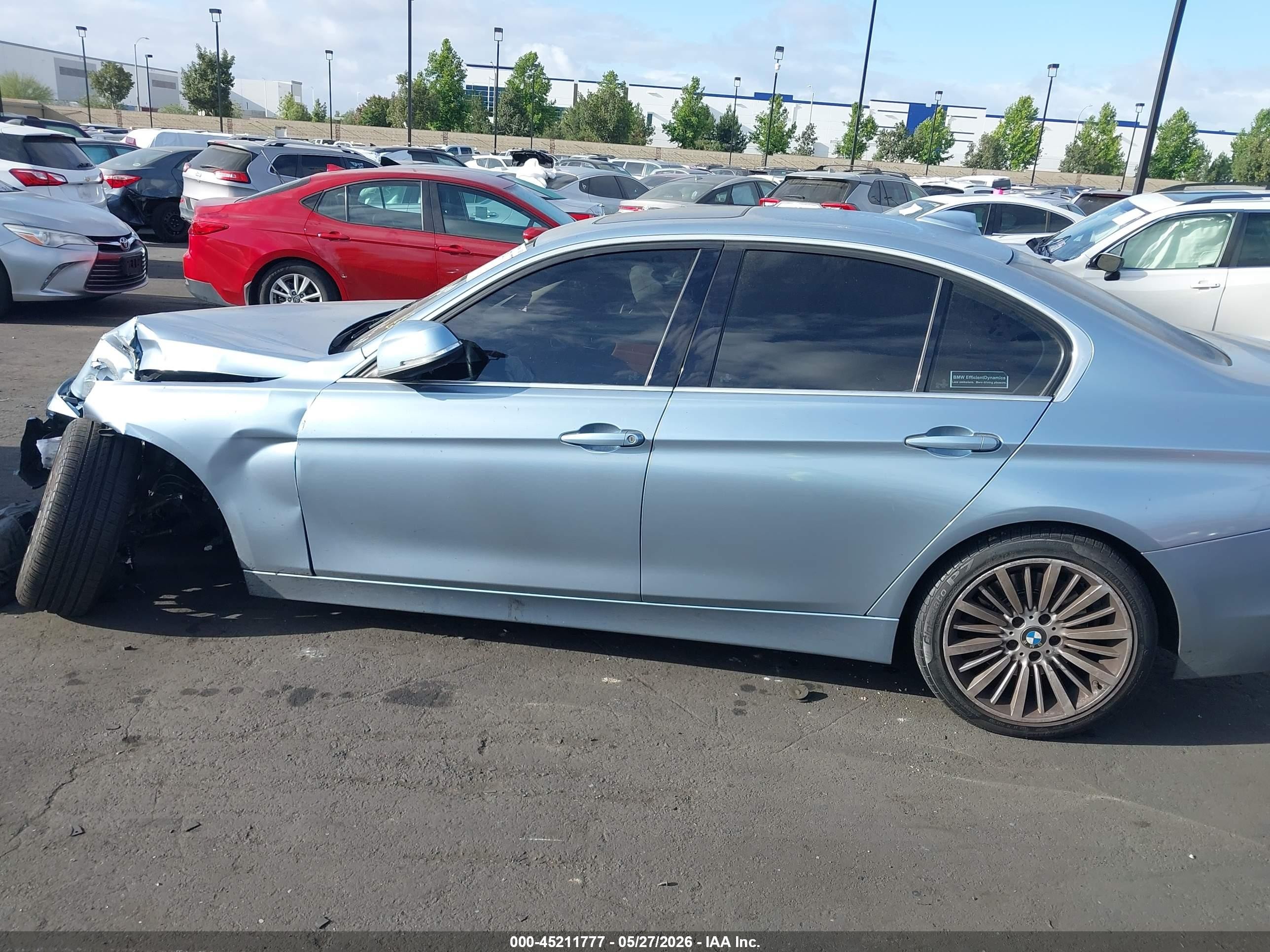 2014 Bmw 335i   Blue vin: WBA3A9C59EF479283