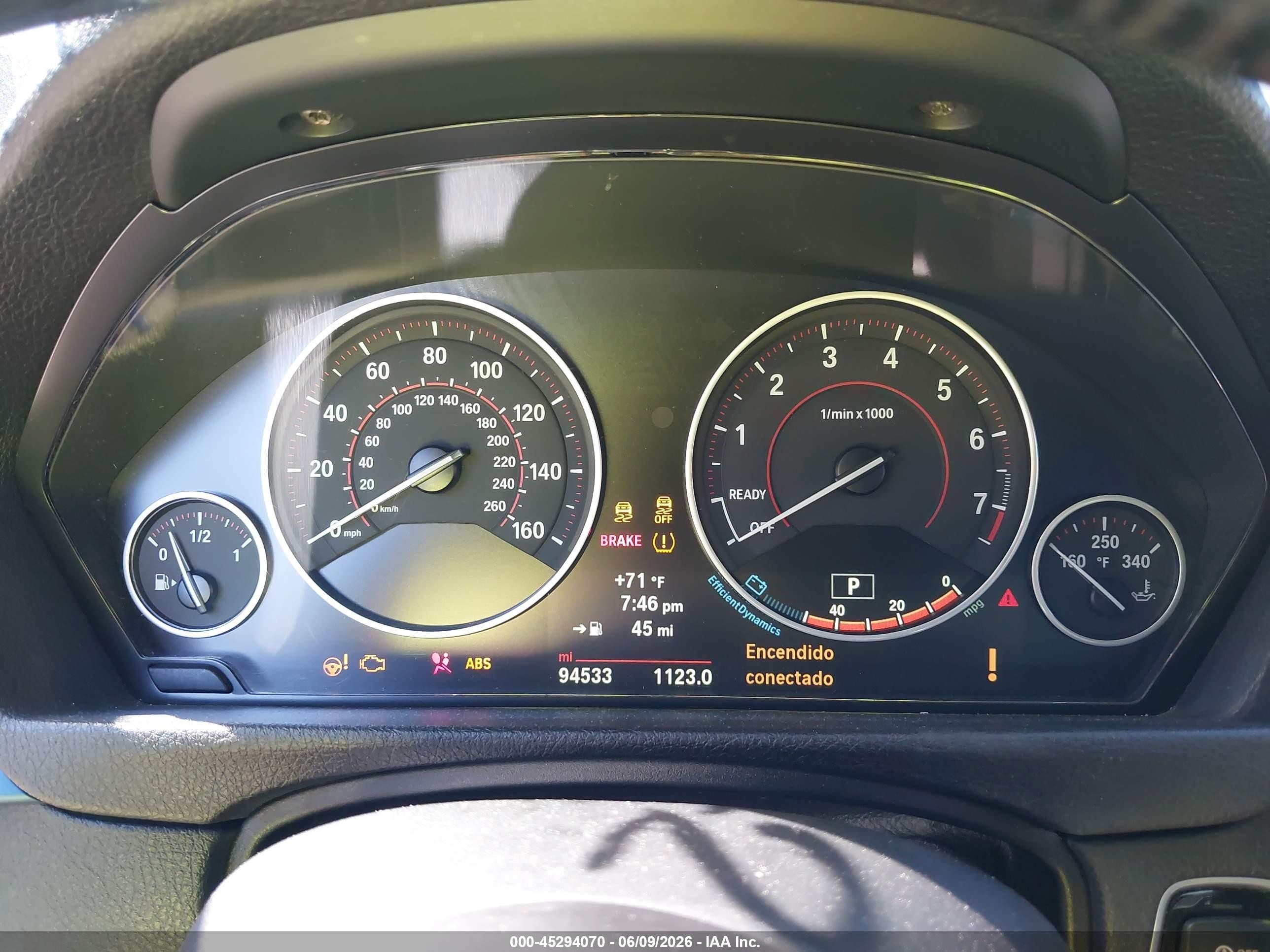 2014 Bmw 335i   Черный vin: WBA3A9C59EF479297