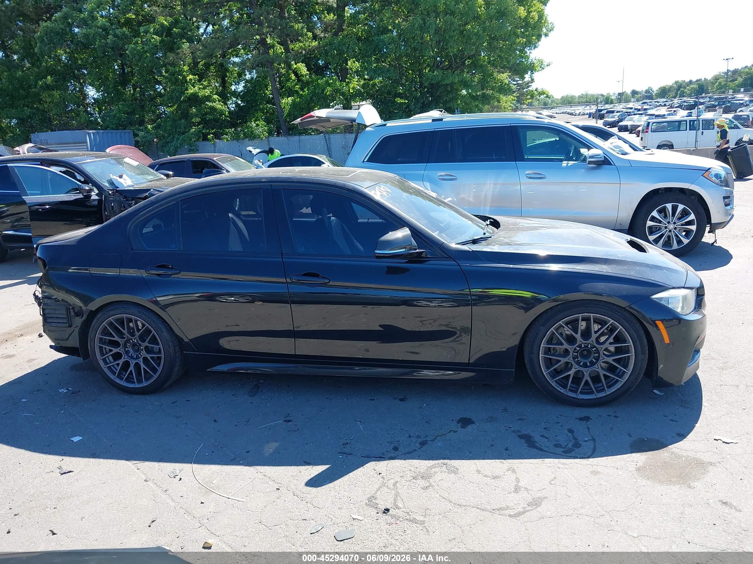 2014 Bmw 335i   Черный vin: WBA3A9C59EF479297
