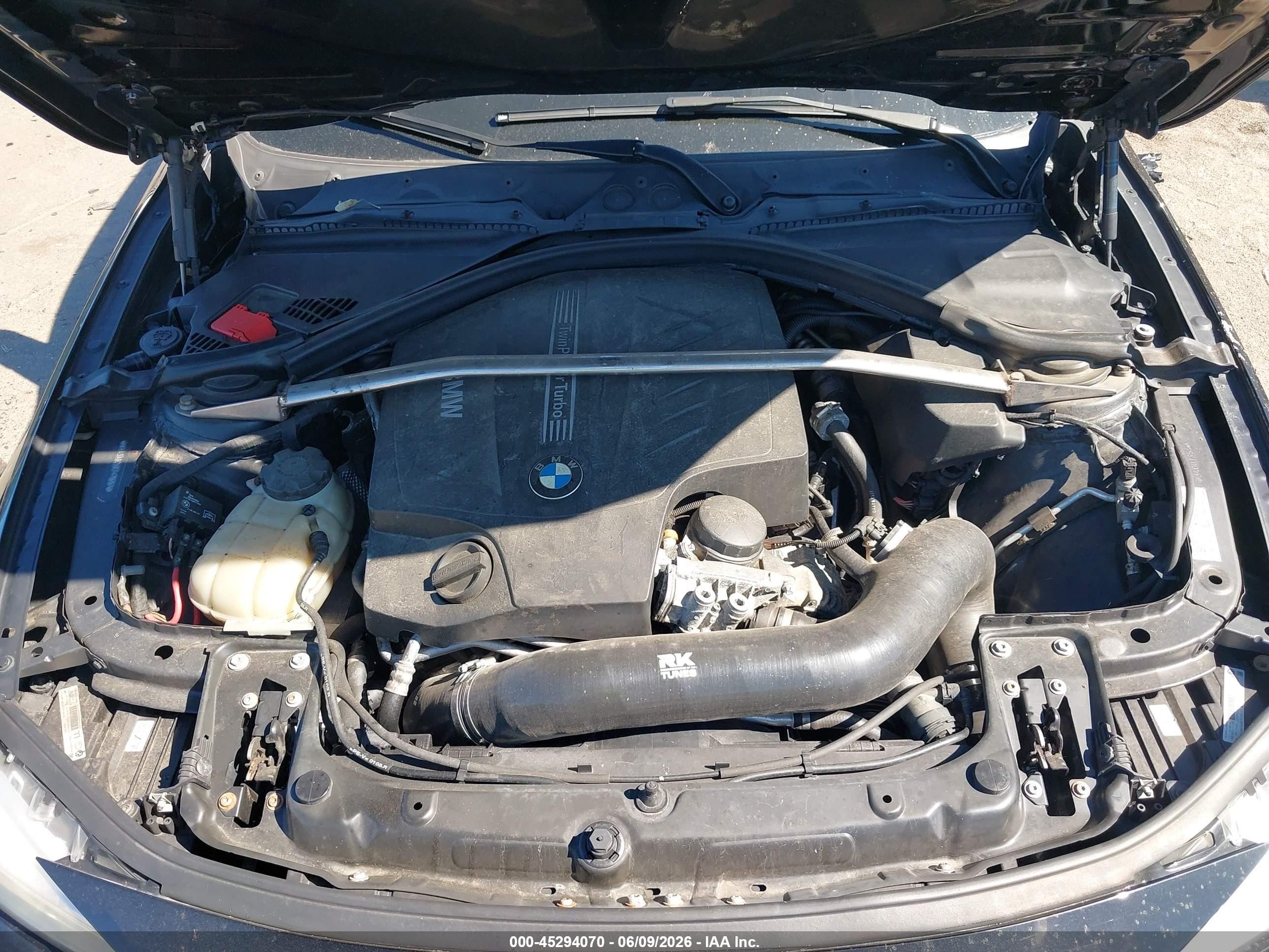 2014 Bmw 335i   Черный vin: WBA3A9C59EF479297