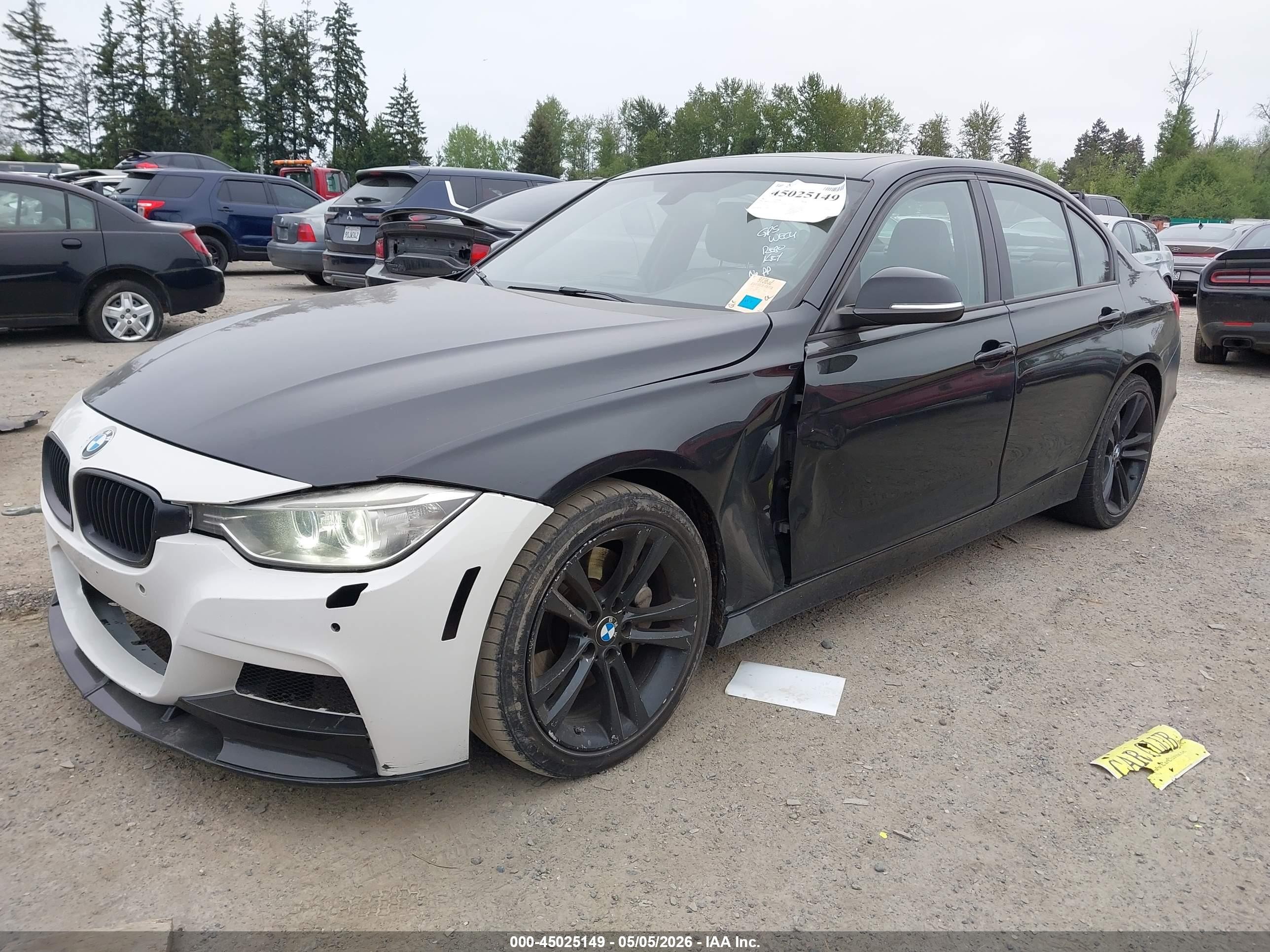 2013 Bmw 335i   Black vin: WBA3A9C5XDF475595