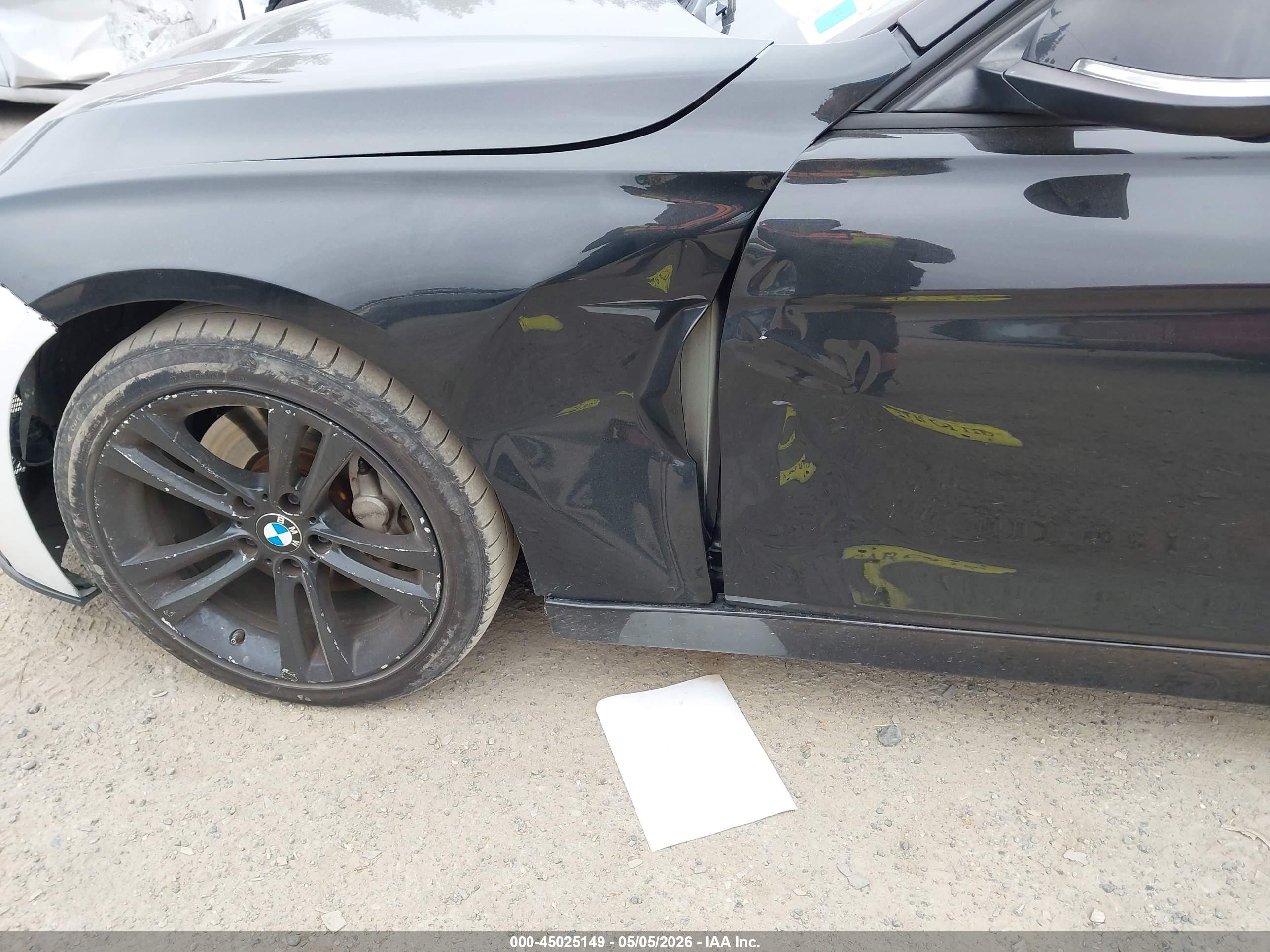 2013 Bmw 335i   Black vin: WBA3A9C5XDF475595