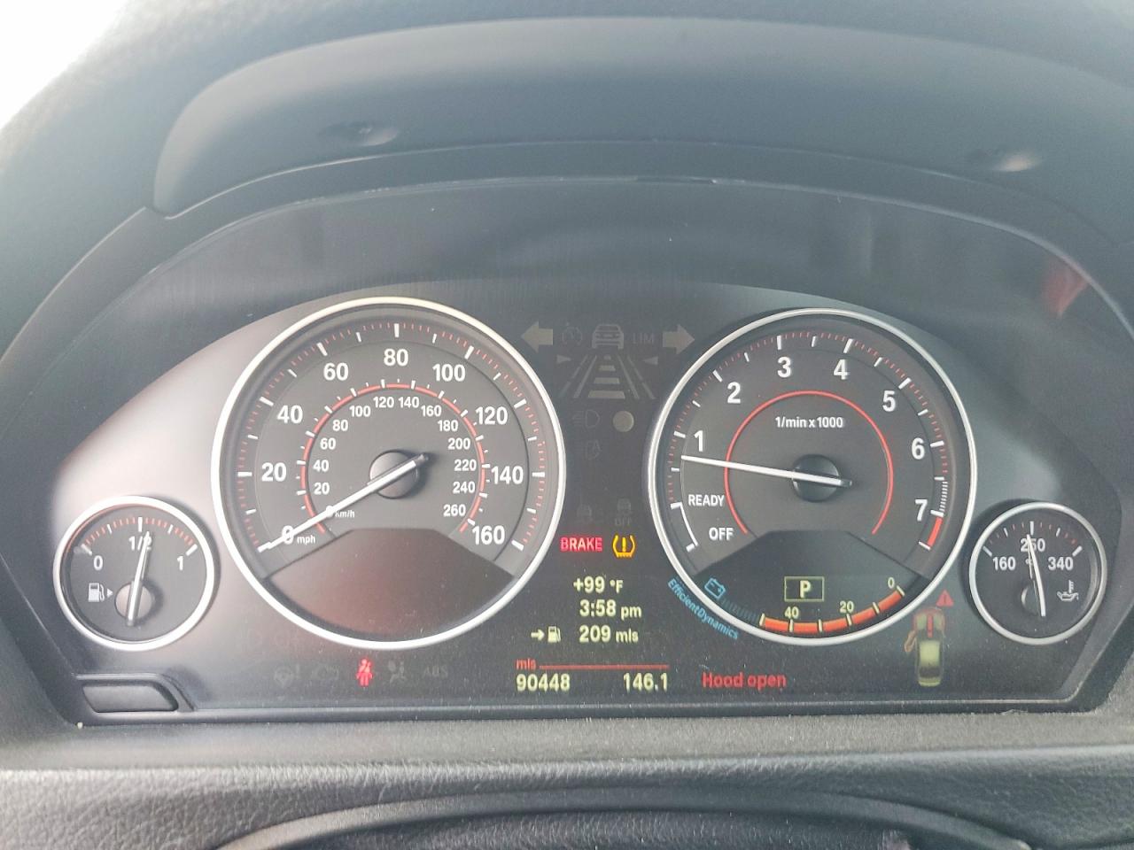 2013 Bmw 335 I Black vin: WBA3A9C5XDF476780